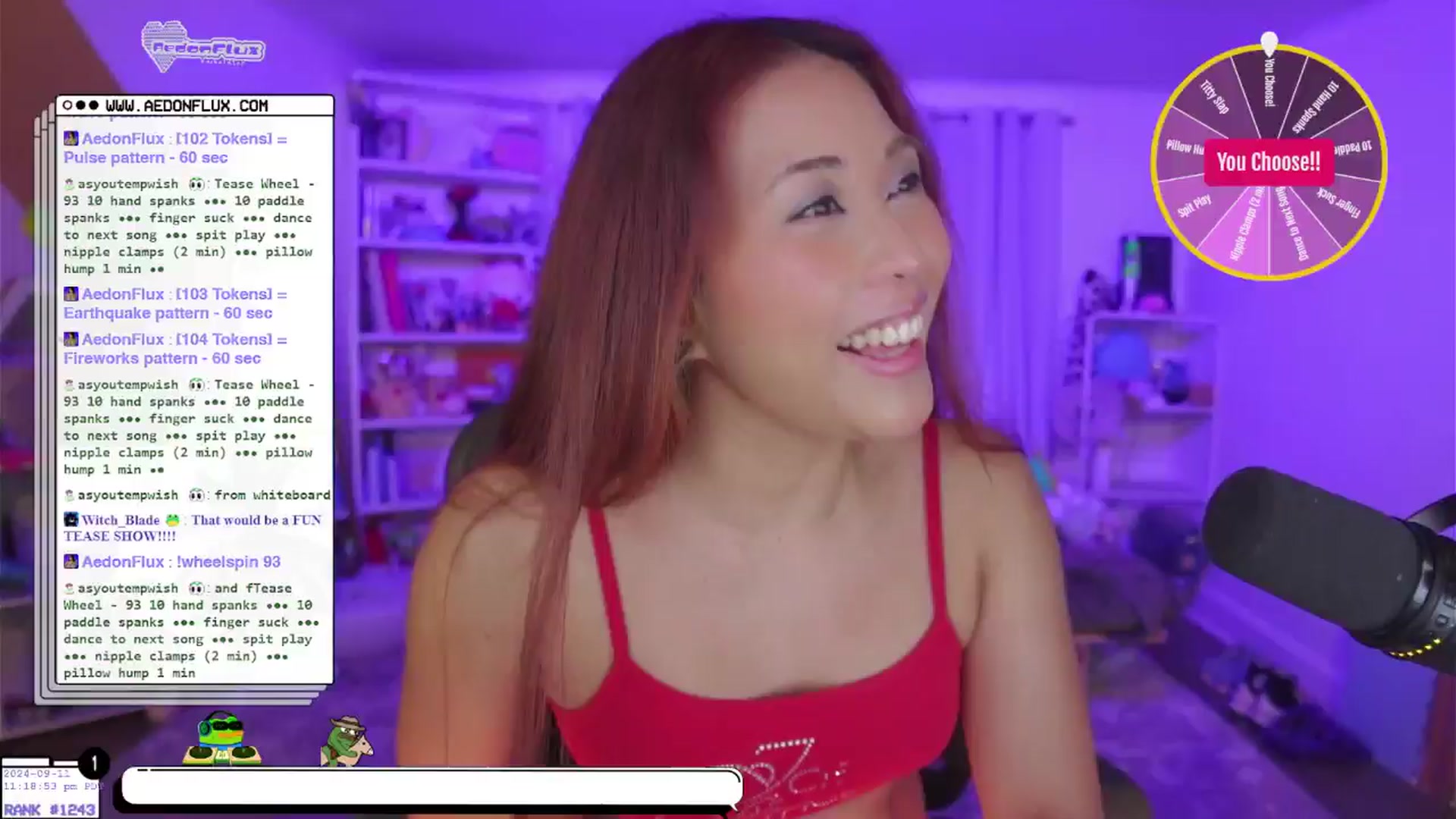 Gallery image thumbnail from AedonFlux's myfreecams stream on, 09/12/2024, 07:21 image 13 of 20