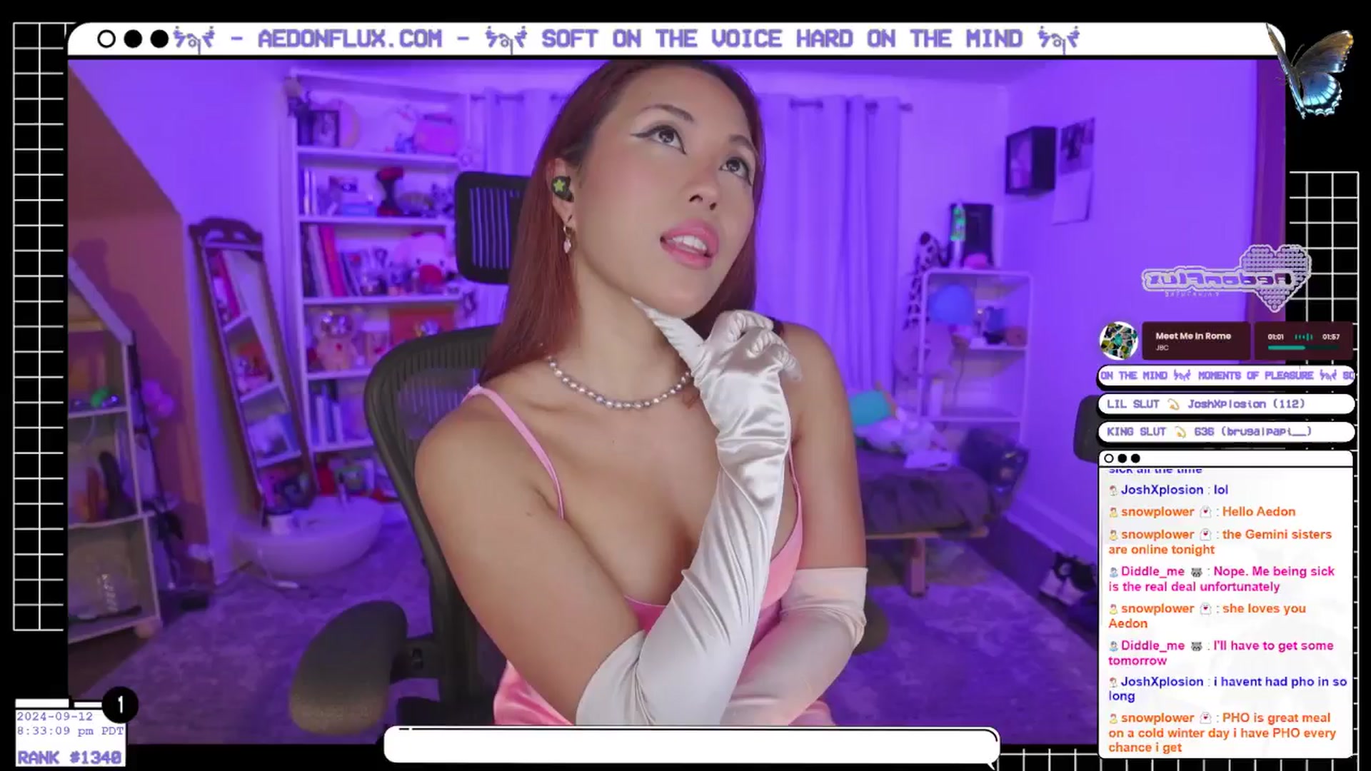 Gallery image thumbnail from AedonFlux's myfreecams stream on, 09/13/2024, 05:55 image 3 of 20