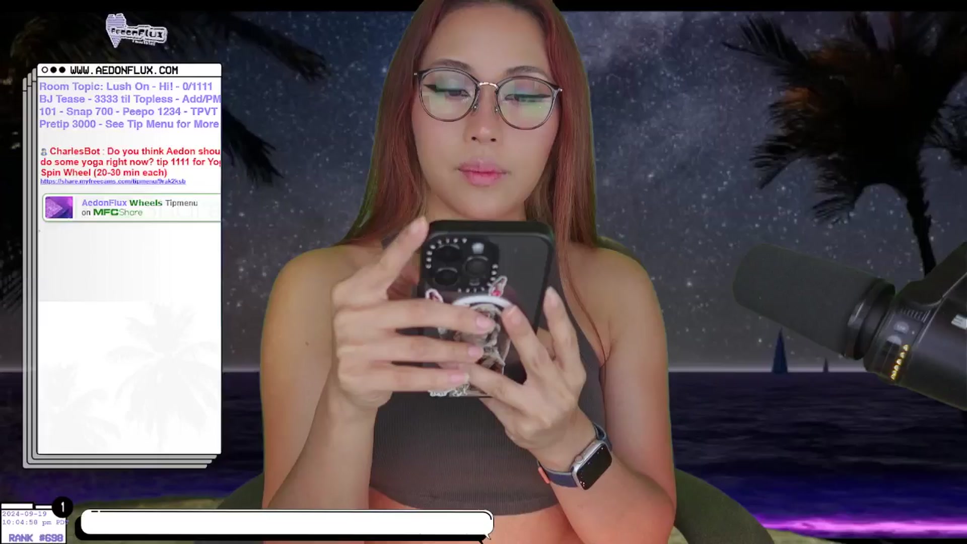 Gallery image thumbnail from AedonFlux's myfreecams stream on, 09/20/2024, 06:00 image 1 of 20