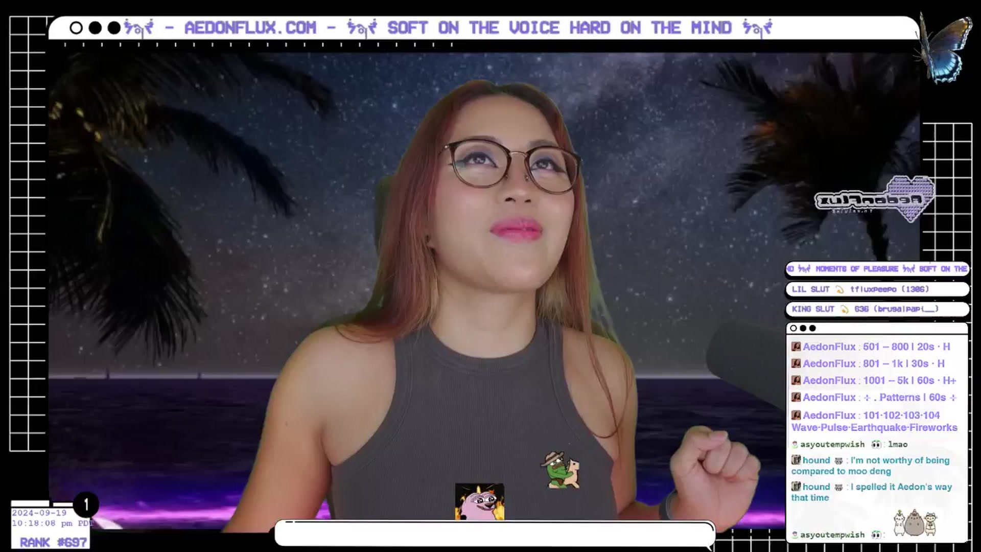 Gallery image thumbnail from AedonFlux's myfreecams stream on, 09/20/2024, 06:00 image 6 of 20