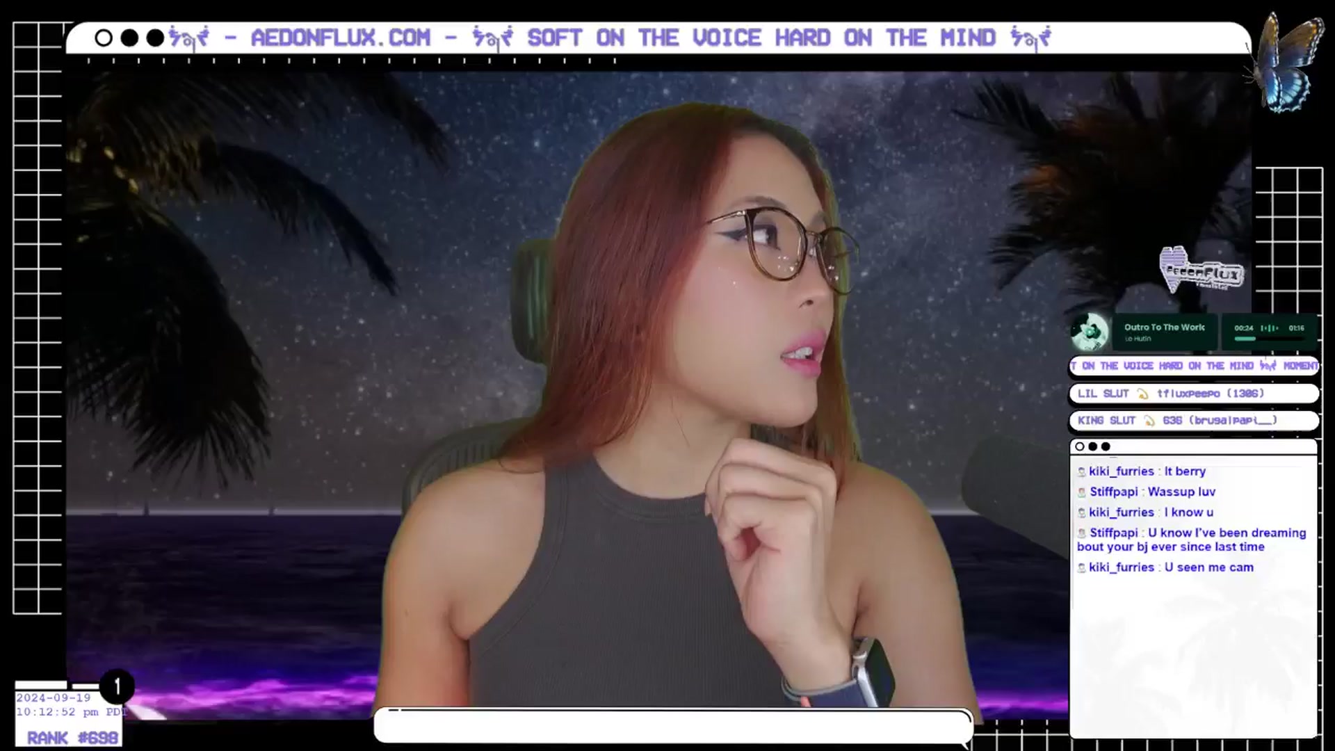 Gallery image thumbnail from AedonFlux's myfreecams stream on, 09/20/2024, 06:00 image 4 of 20