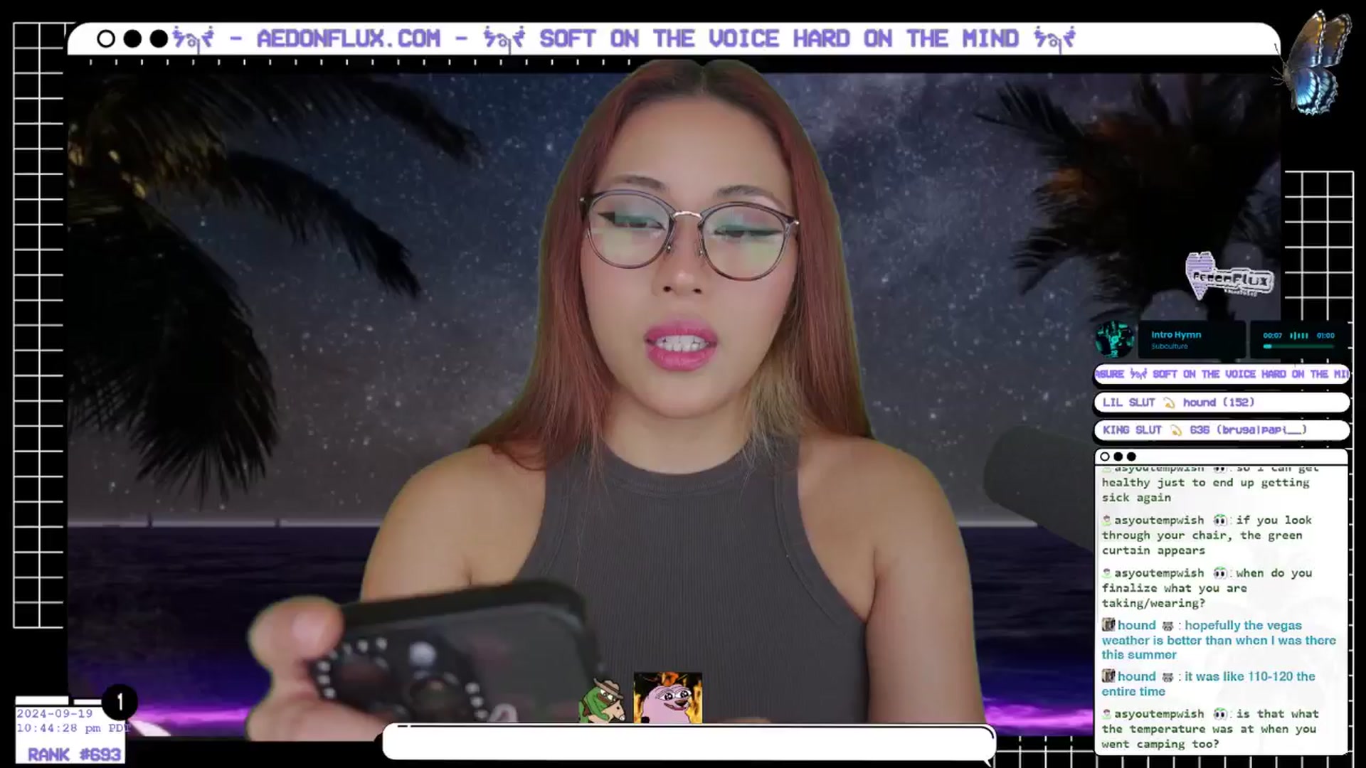 Gallery image thumbnail from AedonFlux's myfreecams stream on, 09/20/2024, 06:00 image 16 of 20