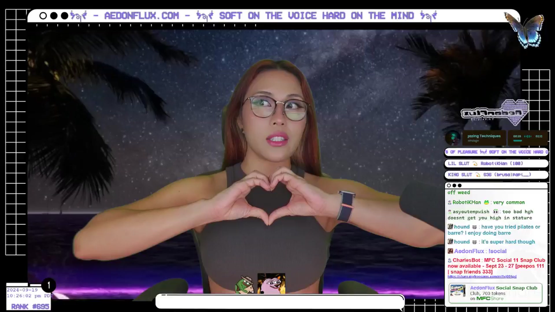 Gallery image thumbnail from AedonFlux's myfreecams stream on, 09/20/2024, 06:00 image 9 of 20
