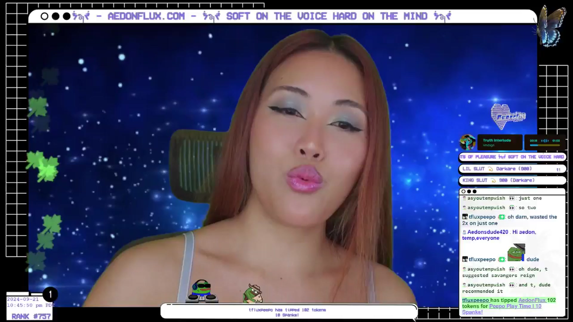 Gallery image thumbnail from AedonFlux's myfreecams stream on, 09/22/2024, 06:00 image 18 of 20