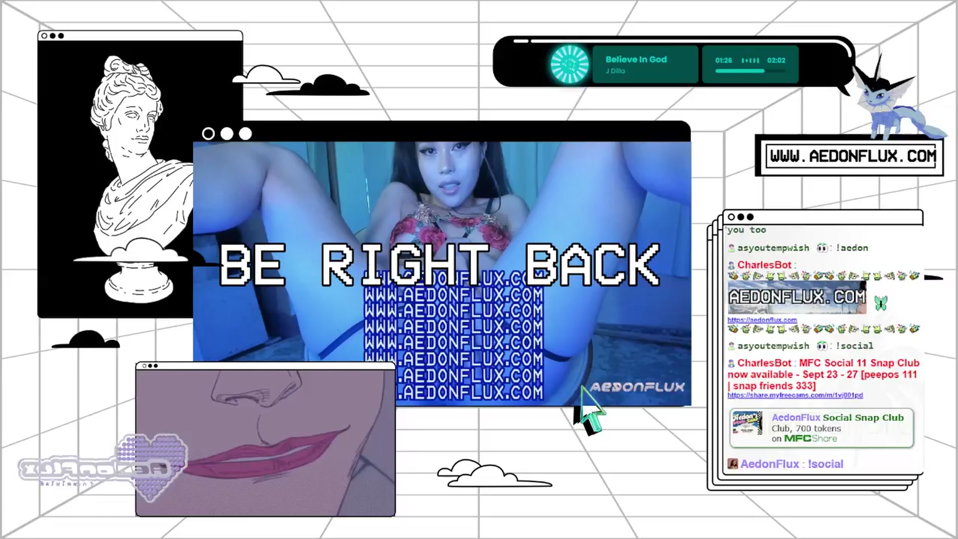 Gallery image thumbnail from AedonFlux's myfreecams stream on, 09/22/2024, 06:00 image 7 of 20