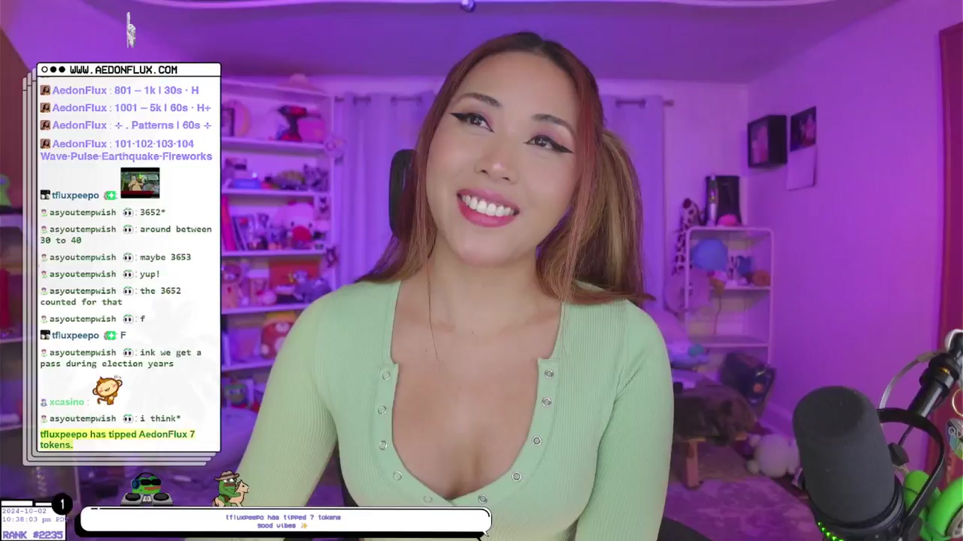 Gallery image thumbnail from AedonFlux's myfreecams stream on, 10/03/2024, 06:13 image 14 of 20