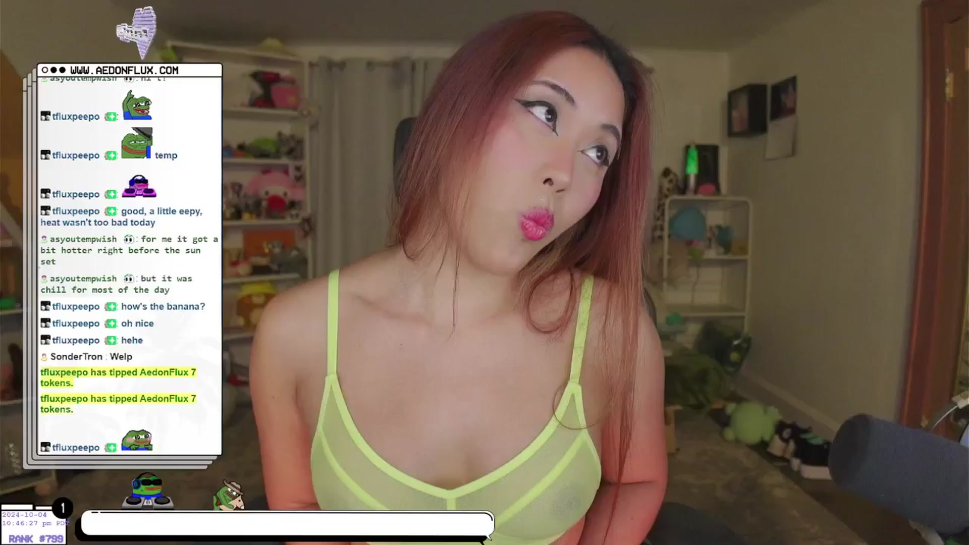 Gallery image thumbnail from AedonFlux's myfreecams stream on, 10/05/2024, 06:05 image 13 of 20