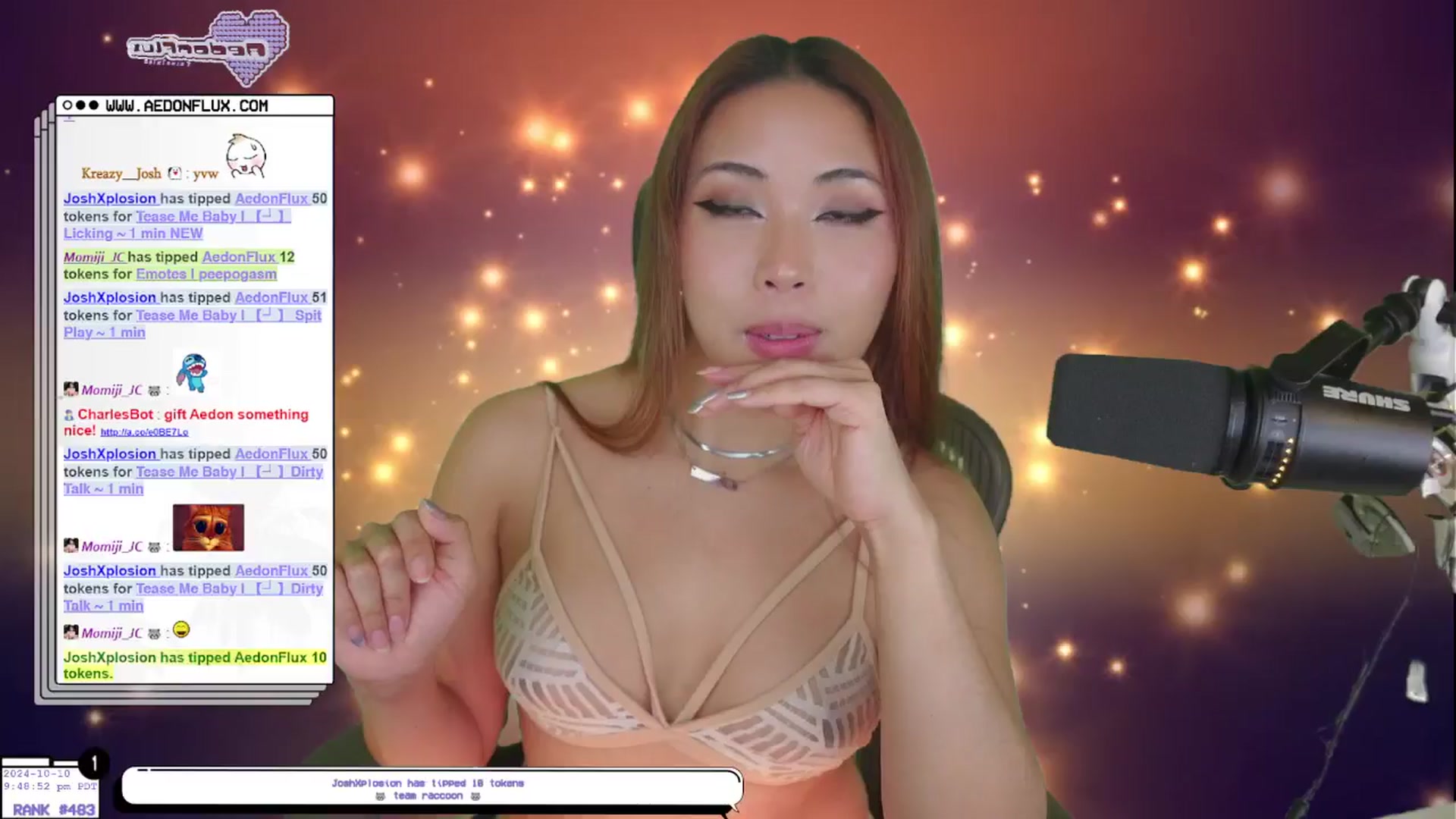 Gallery image thumbnail from AedonFlux's myfreecams stream on, 10/11/2024, 04:51 image 20 of 20