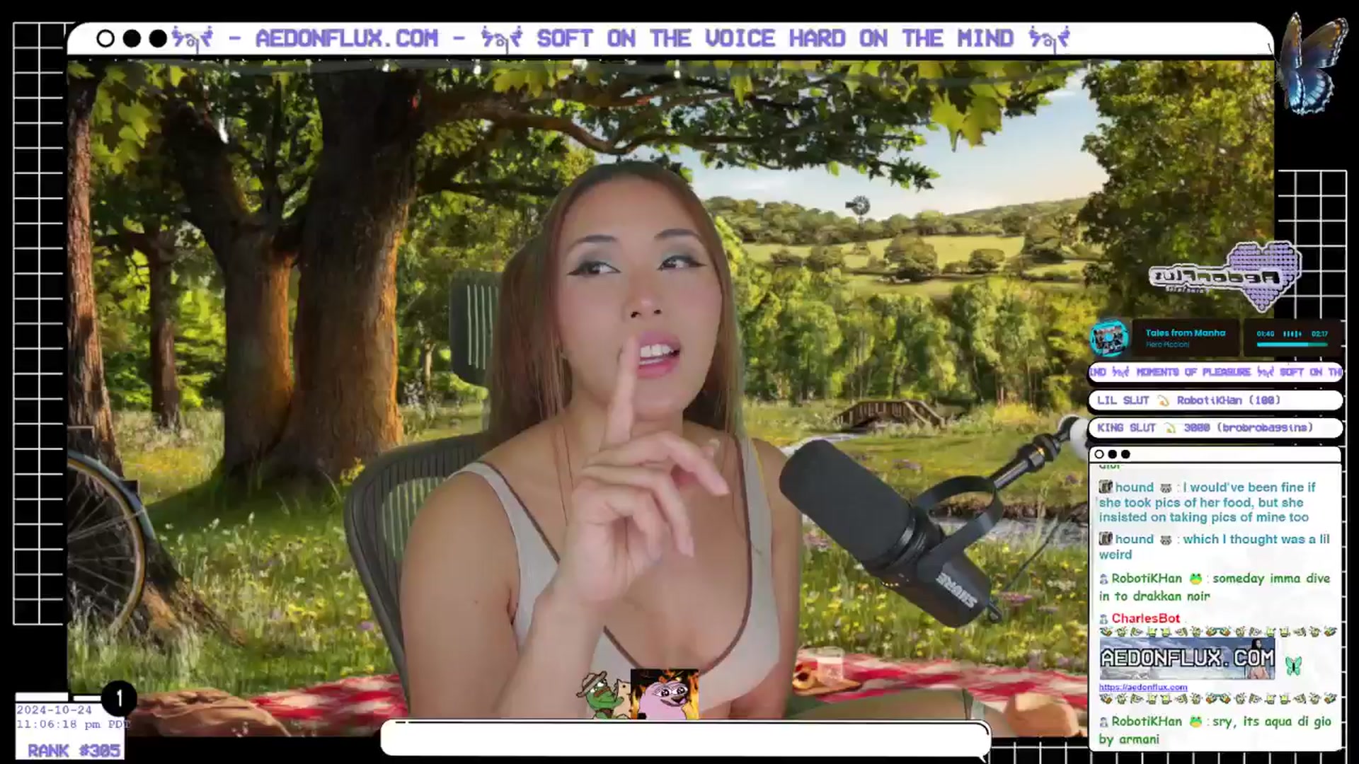 Gallery image thumbnail from AedonFlux's myfreecams stream on, 10/25/2024, 07:10 image 8 of 20