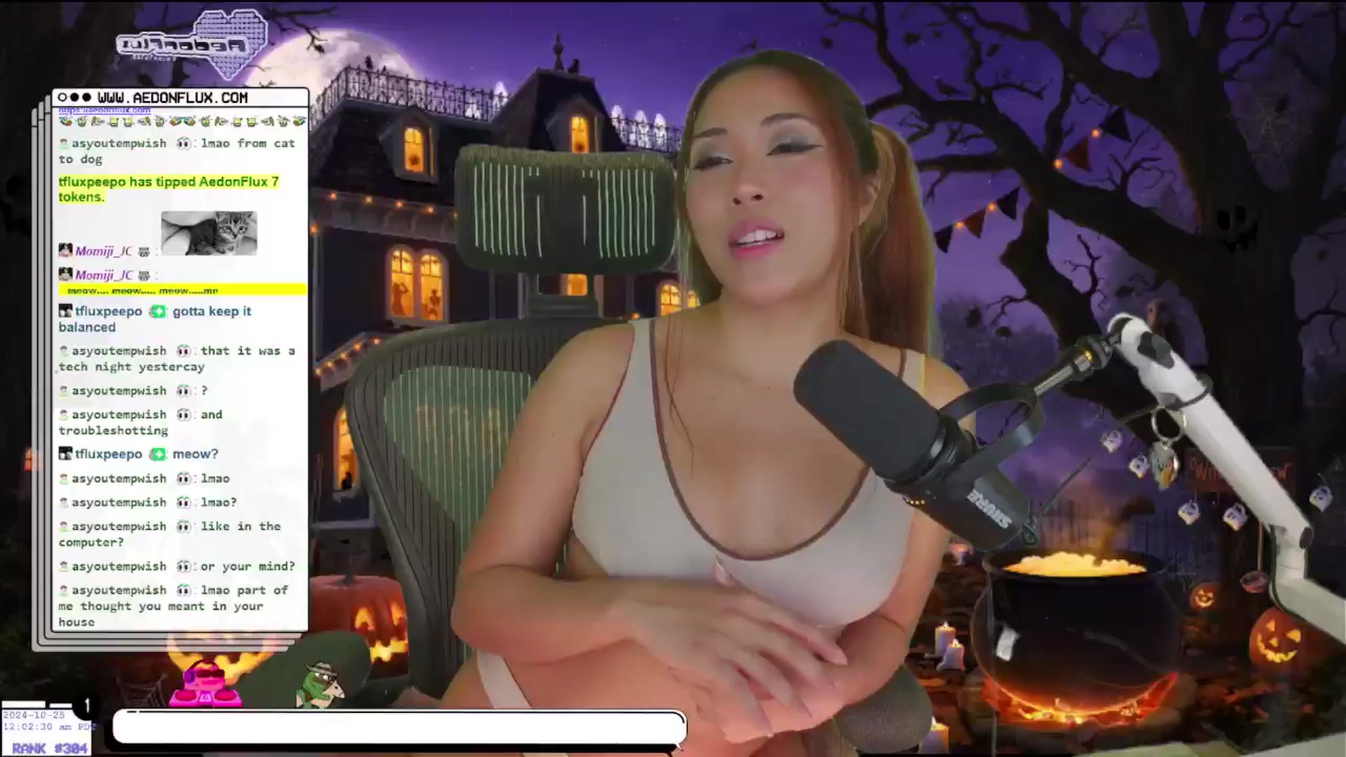 Gallery image thumbnail from AedonFlux's myfreecams stream on, 10/25/2024, 07:10 image 20 of 20