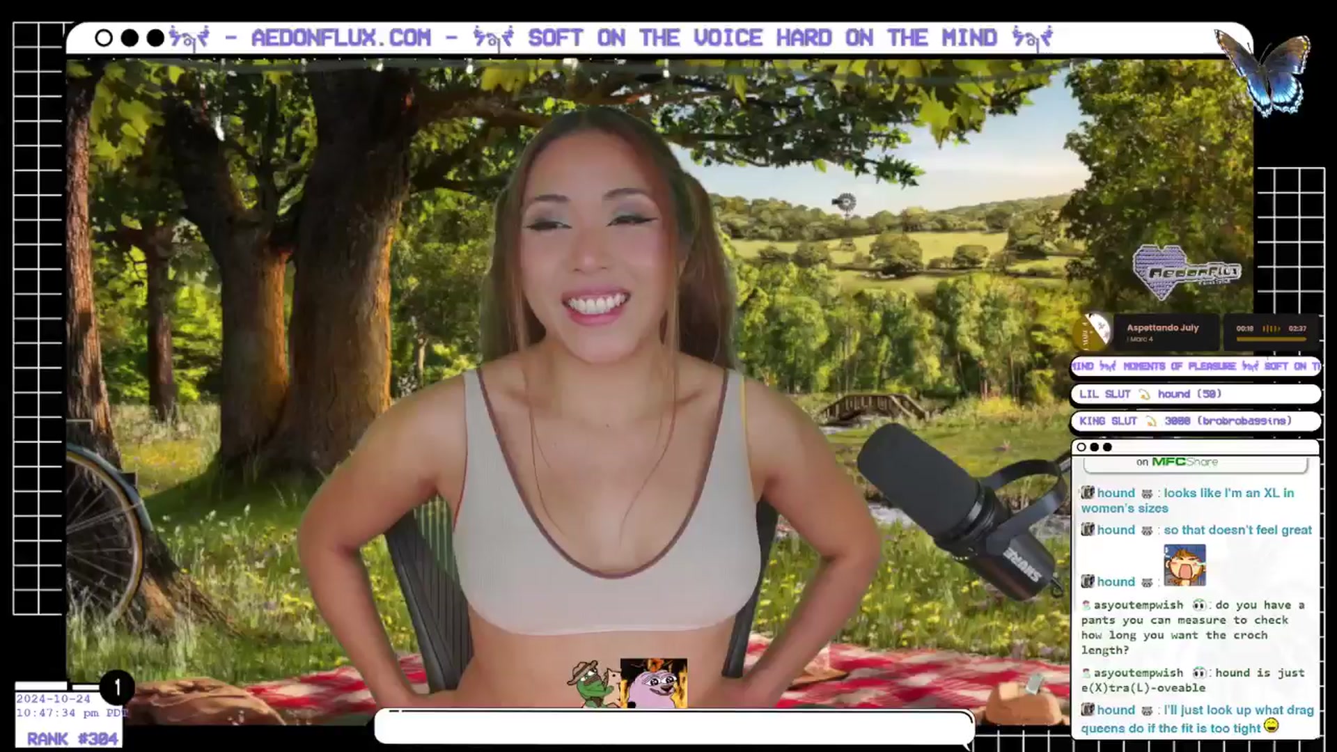 Gallery image thumbnail from AedonFlux's myfreecams stream on, 10/25/2024, 07:10 image 4 of 20