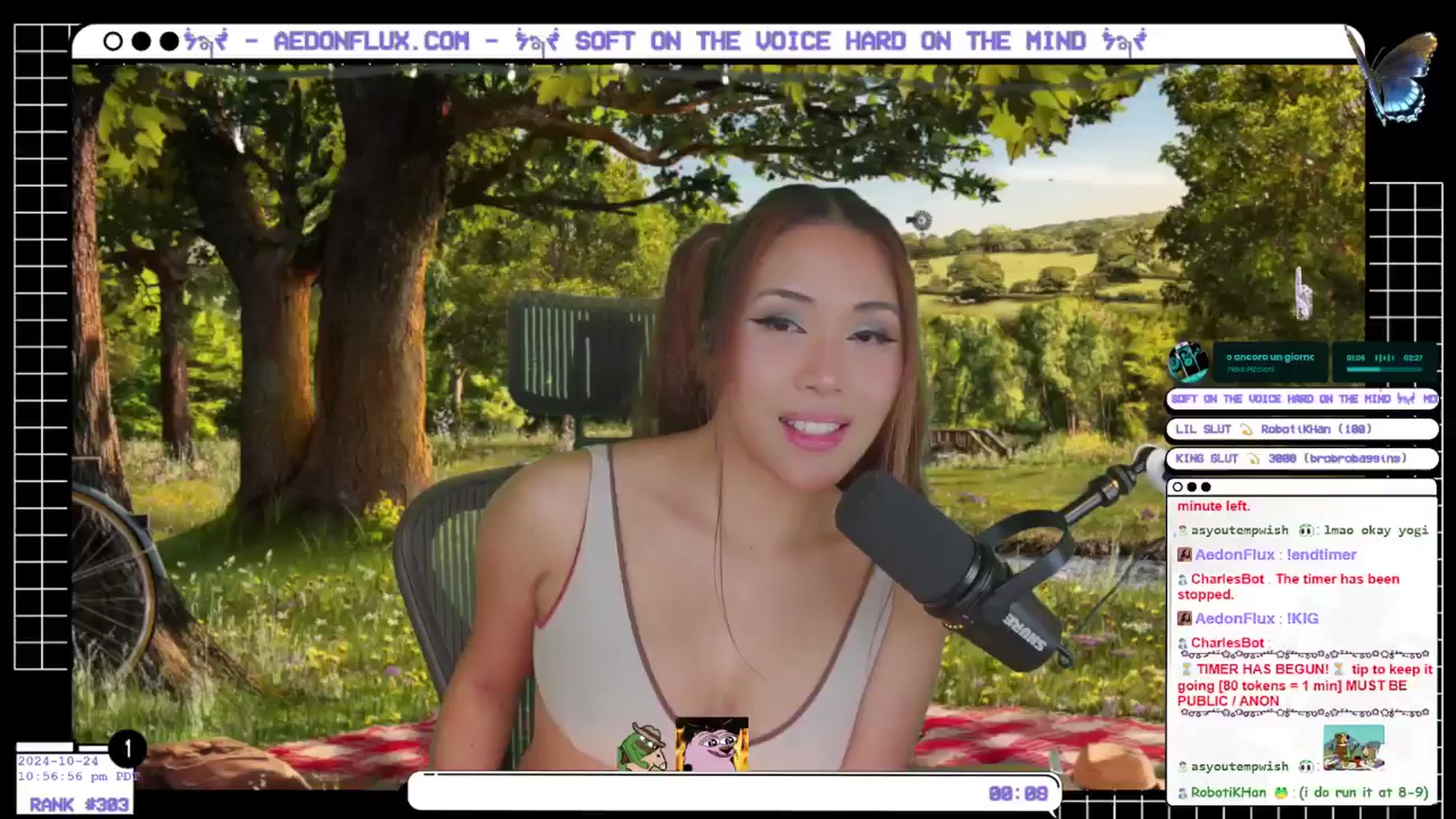 Gallery image thumbnail from AedonFlux's myfreecams stream on, 10/25/2024, 07:10 image 6 of 20