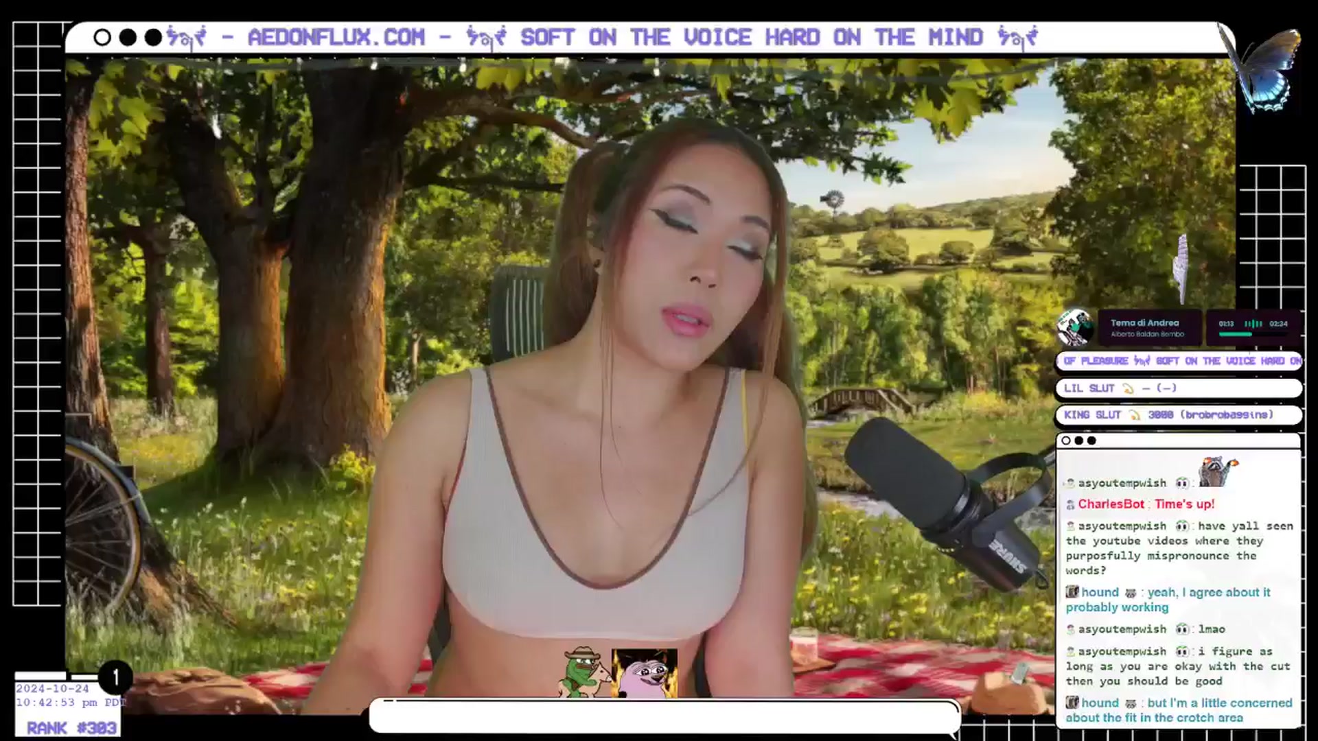 Gallery image thumbnail from AedonFlux's myfreecams stream on, 10/25/2024, 07:10 image 3 of 20