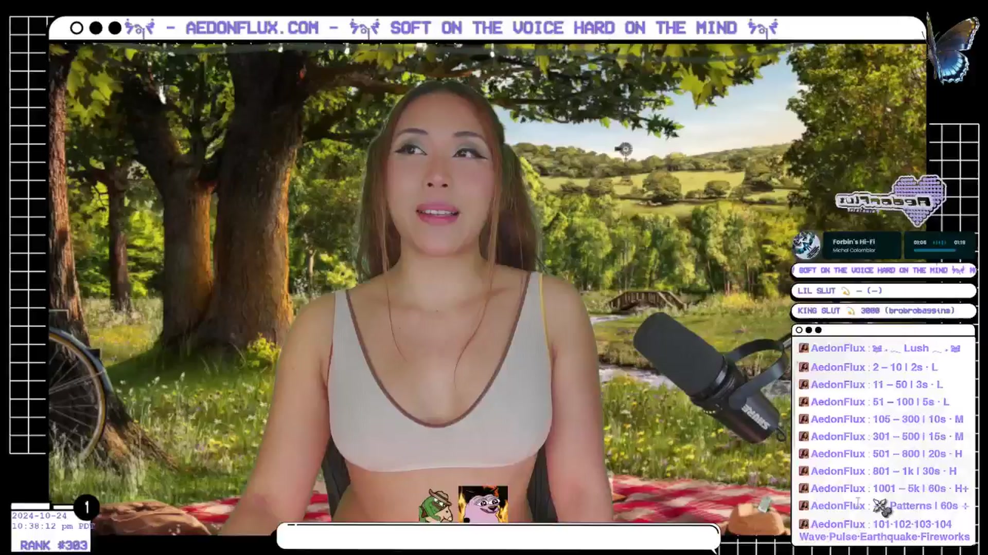Gallery image thumbnail from AedonFlux's myfreecams stream on, 10/25/2024, 07:10 image 2 of 20