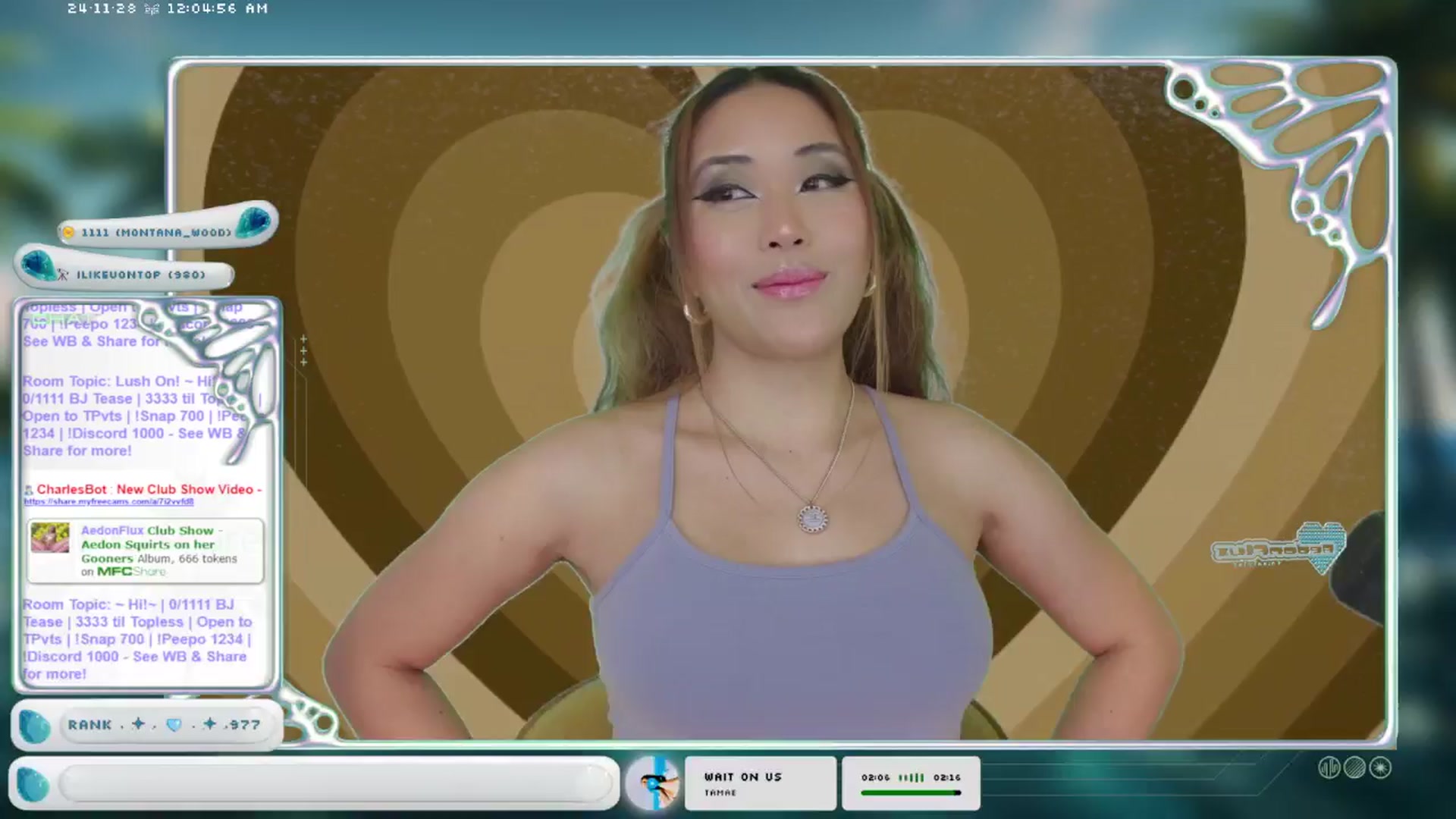 Gallery image thumbnail from AedonFlux's myfreecams stream on, 11/28/2024, 07:42 image 1 of 20