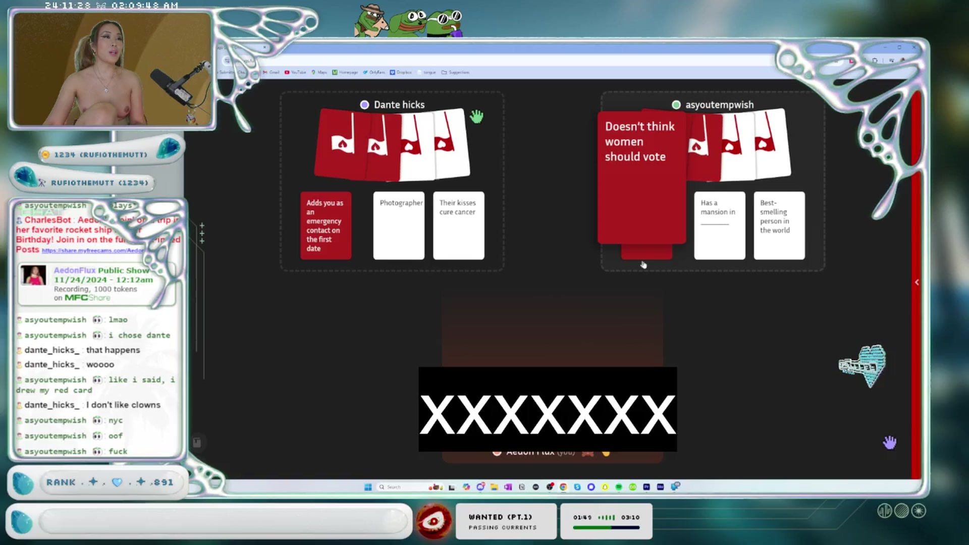 Gallery image thumbnail from AedonFlux's myfreecams stream on, 11/28/2024, 08:21 image 16 of 20