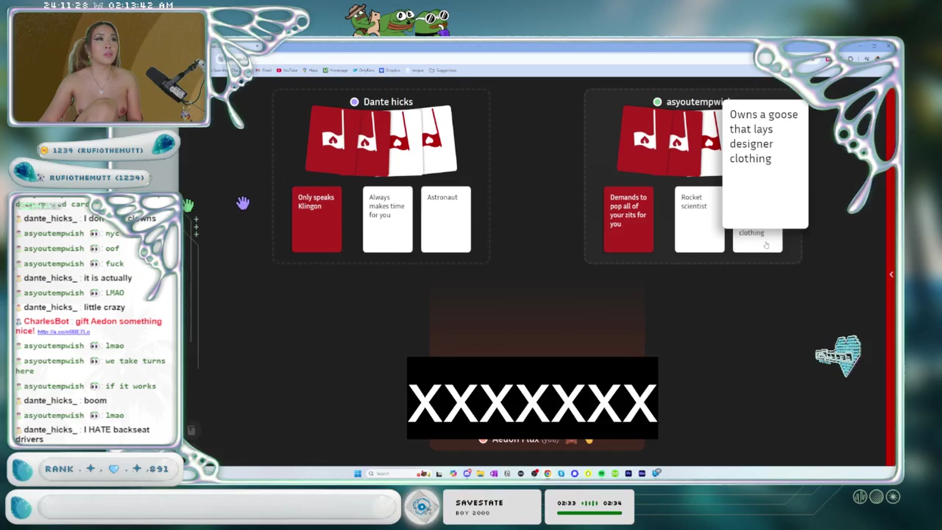 Gallery image thumbnail from AedonFlux's myfreecams stream on, 11/28/2024, 08:21 image 18 of 20