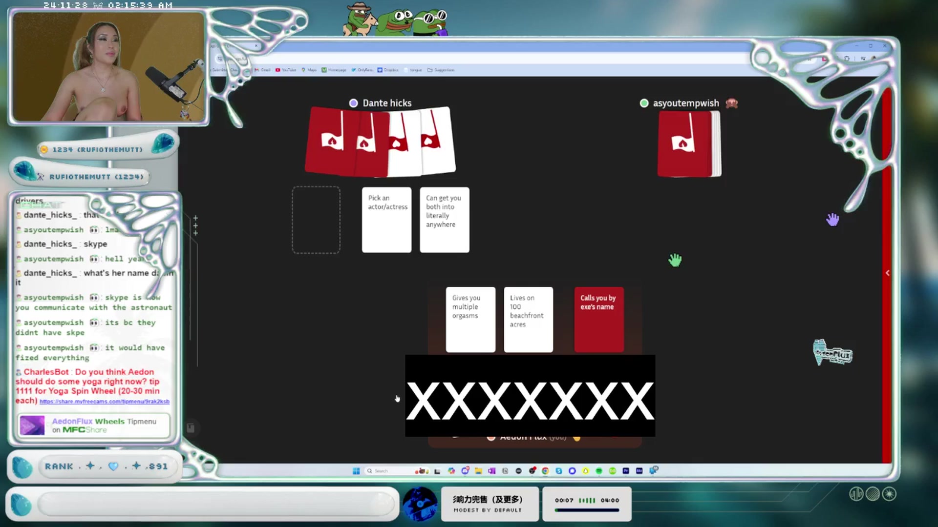 Gallery image thumbnail from AedonFlux's myfreecams stream on, 11/28/2024, 08:21 image 19 of 20