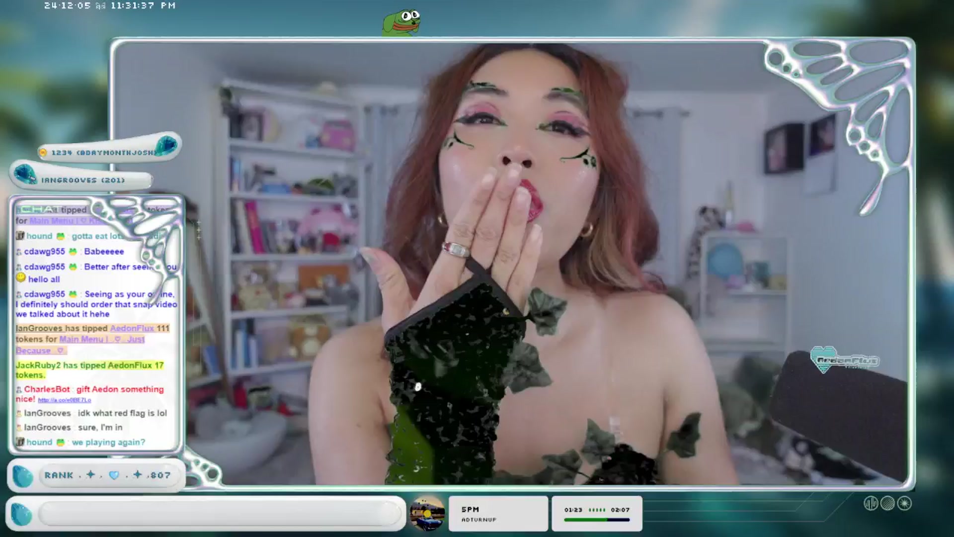 Gallery image thumbnail from AedonFlux's myfreecams stream on, 12/06/2024, 07:37 image 2 of 20