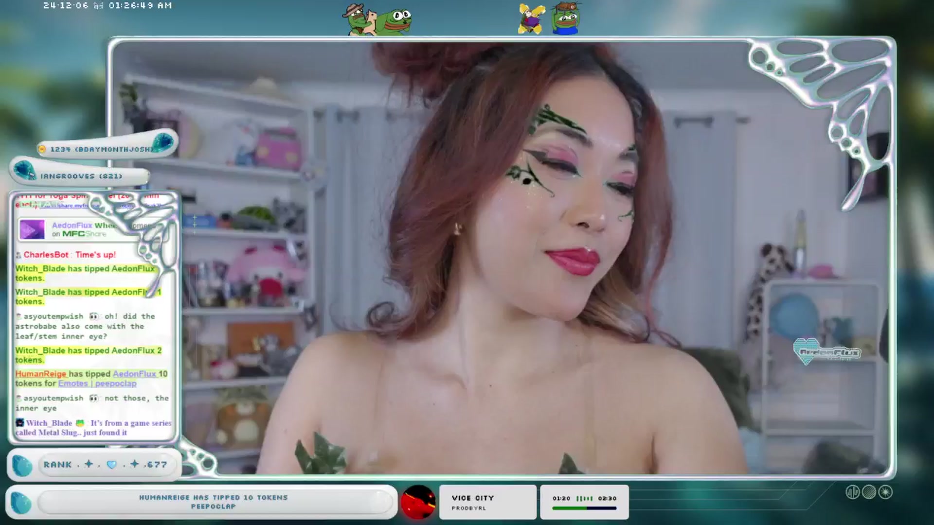 Gallery image thumbnail from AedonFlux's myfreecams stream on, 12/06/2024, 07:37 image 20 of 20