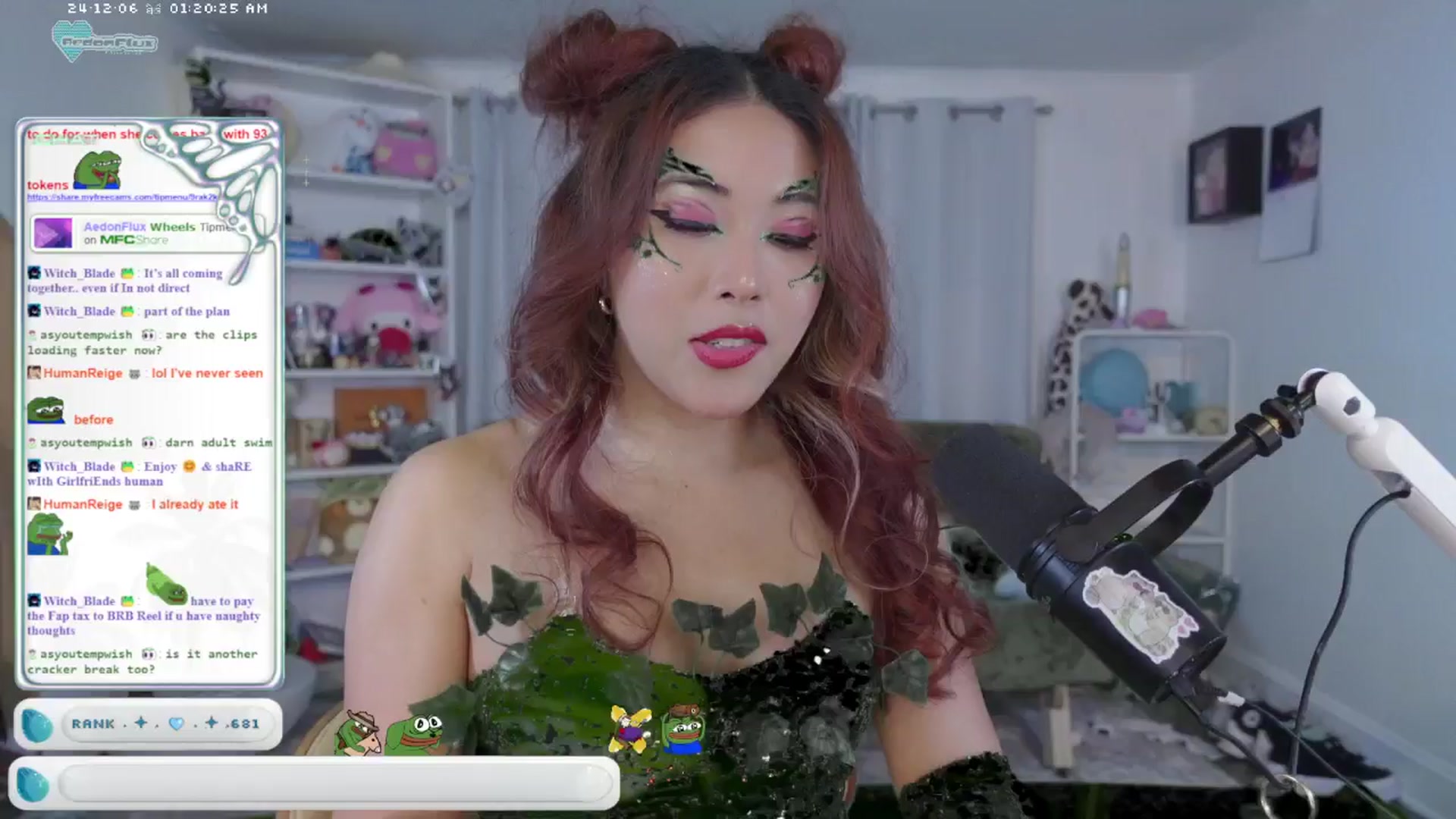 Gallery image thumbnail from AedonFlux's myfreecams stream on, 12/06/2024, 07:37 image 19 of 20