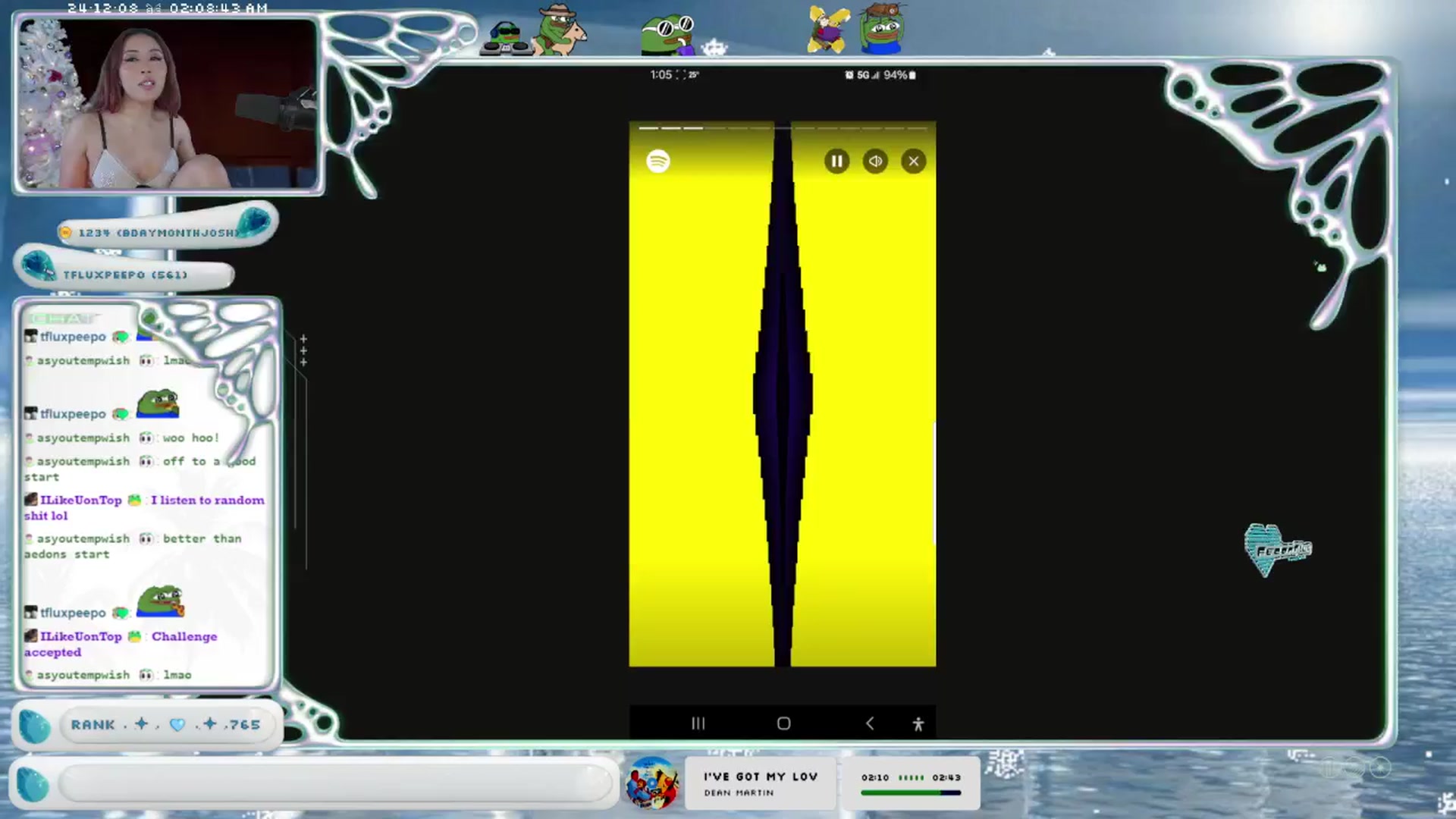 Gallery image thumbnail from AedonFlux's myfreecams stream on, 12/08/2024, 08:19 image 20 of 20