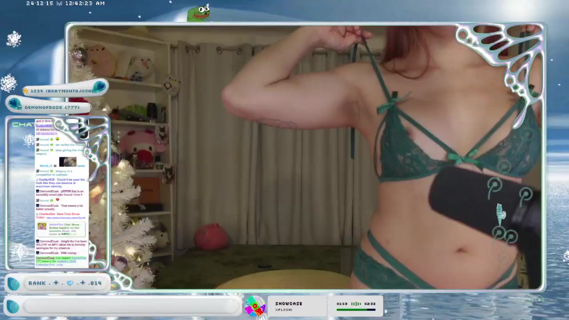 Gallery image thumbnail from AedonFlux's myfreecams stream on, 12/15/2024, 08:13 image 1 of 20