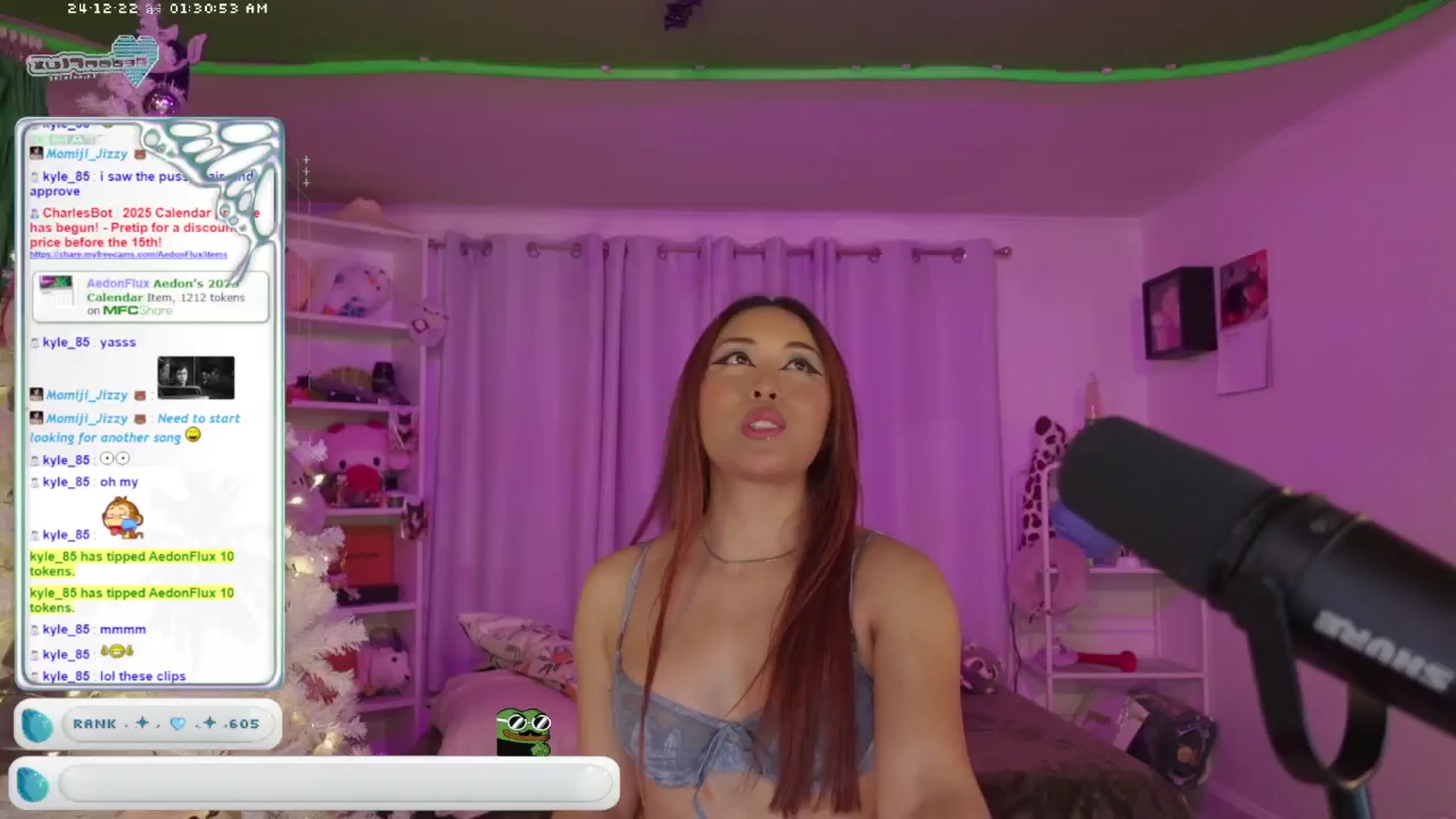 Gallery image thumbnail from AedonFlux's myfreecams stream on, 12/22/2024, 08:32 image 15 of 20