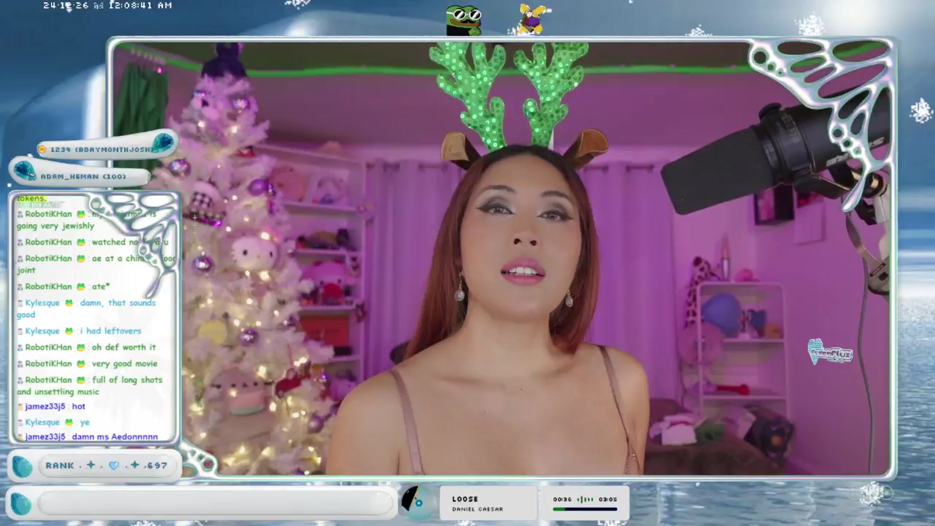 Gallery image thumbnail from AedonFlux's myfreecams stream on, 12/26/2024, 08:37 image 3 of 20