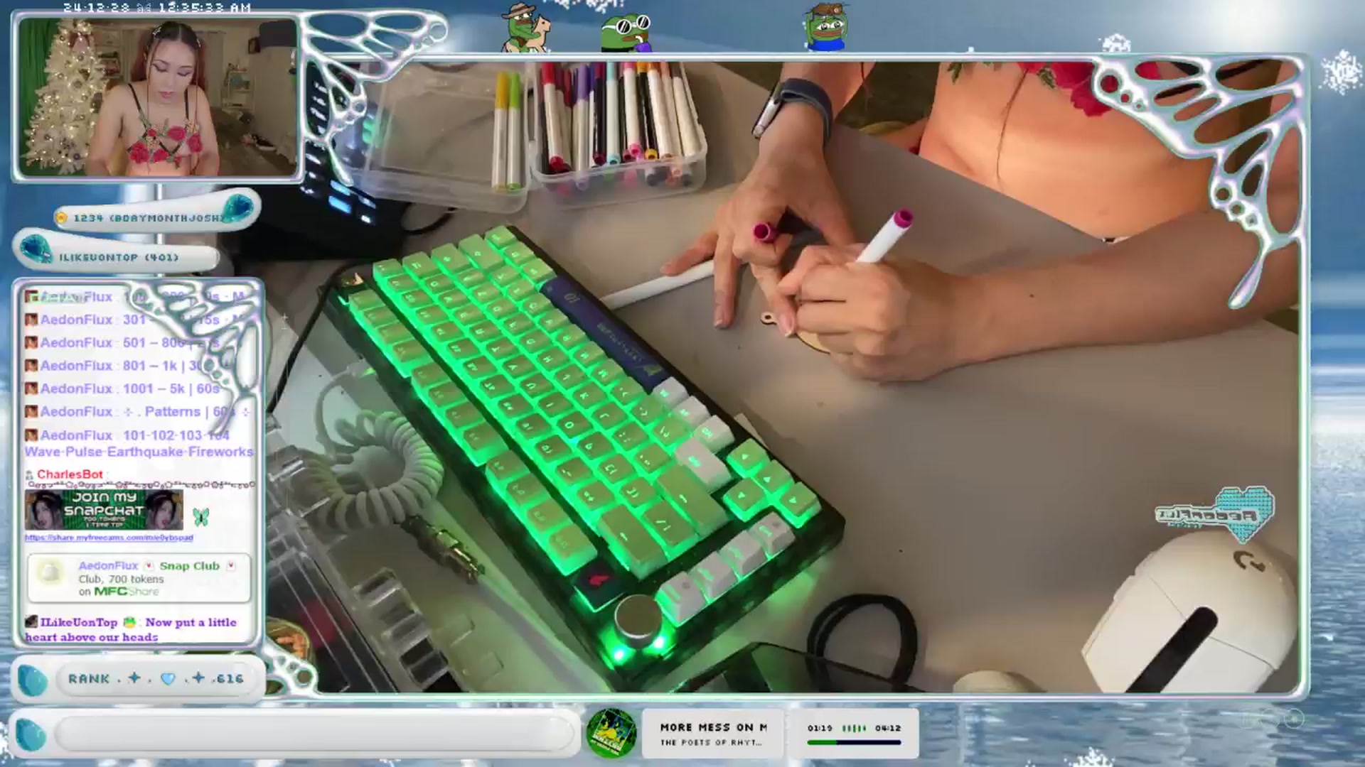 Gallery image thumbnail from AedonFlux's myfreecams stream on, 12/28/2024, 07:02 image 15 of 20