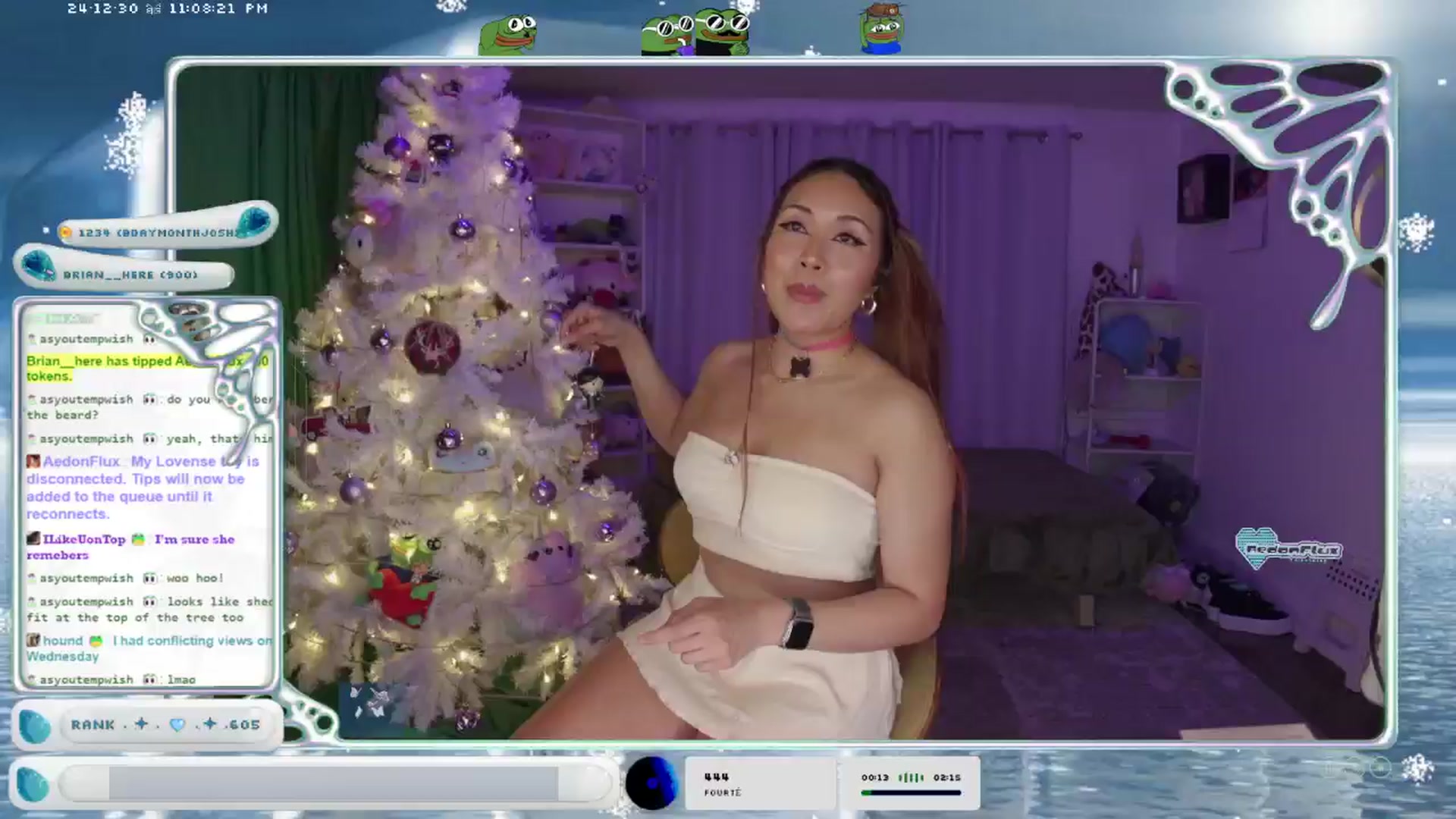Gallery image thumbnail from AedonFlux's myfreecams stream on, 12/31/2024, 06:10 image 4 of 20