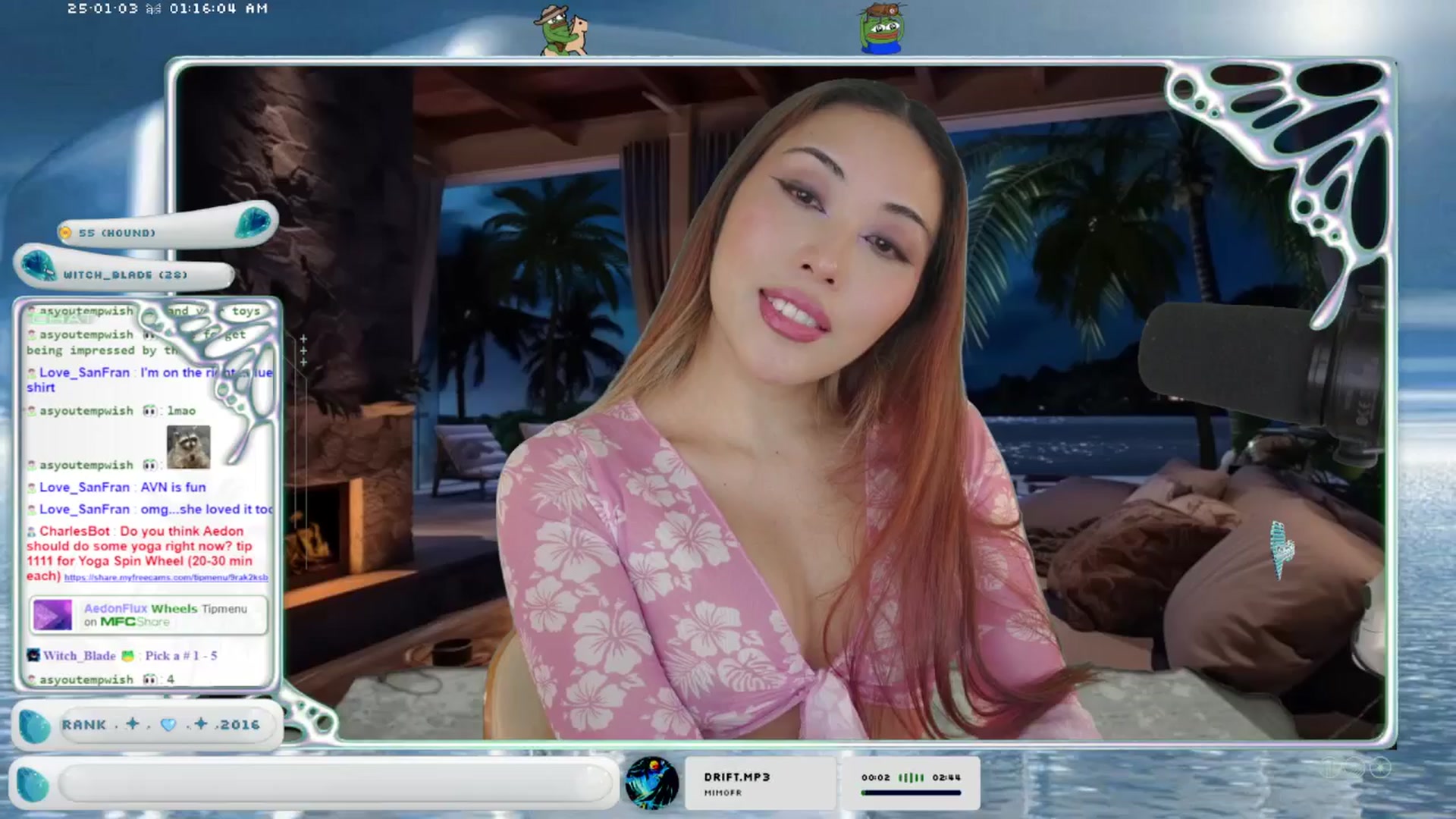 Gallery image thumbnail from AedonFlux's myfreecams stream on, 01/03/2025, 08:03 image 9 of 20