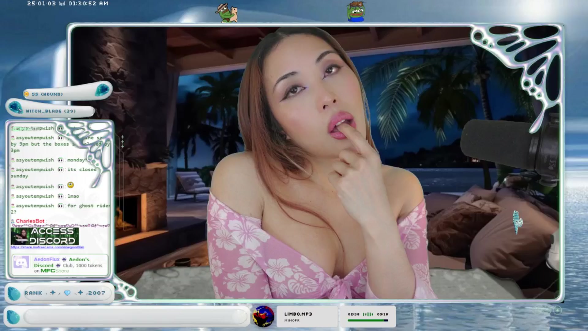 Gallery image thumbnail from AedonFlux's myfreecams stream on, 01/03/2025, 08:03 image 13 of 20