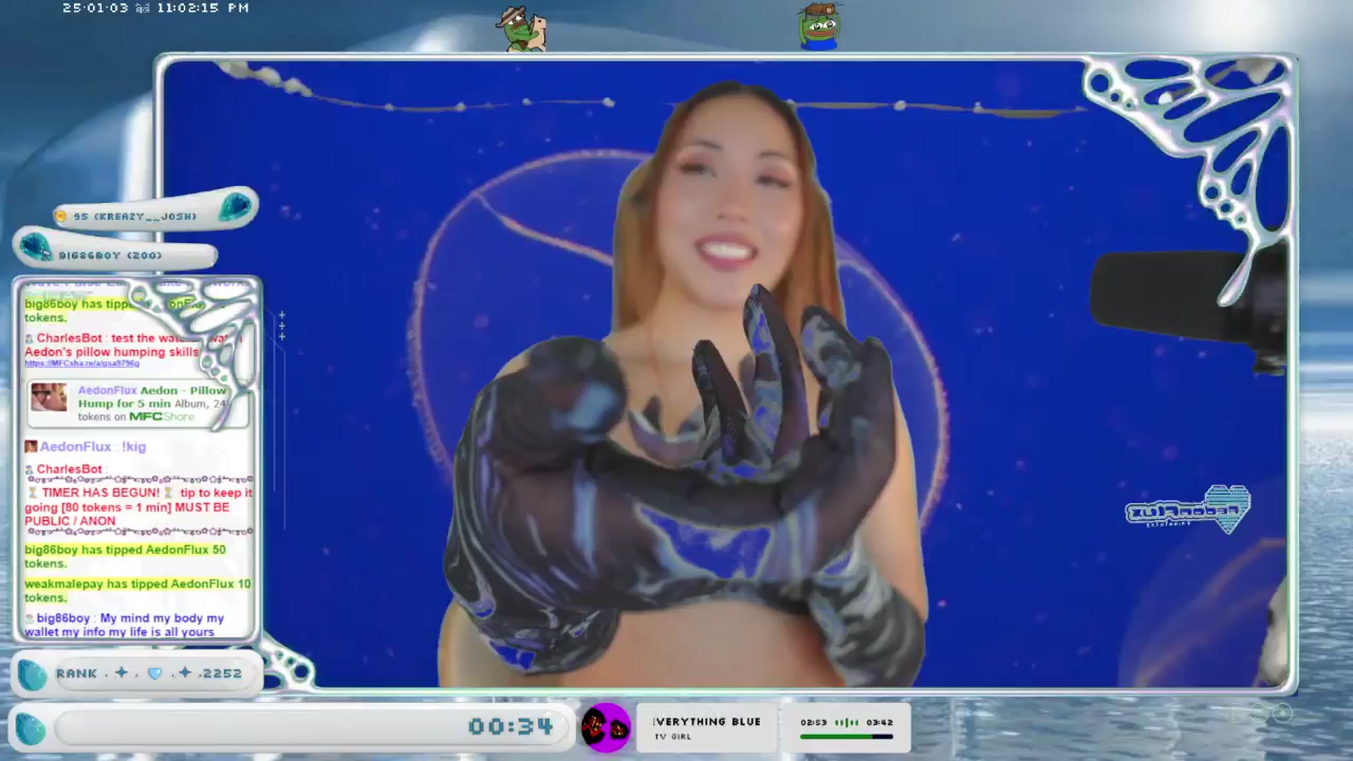Gallery image thumbnail from AedonFlux's myfreecams stream on, 01/04/2025, 07:42 image 4 of 20