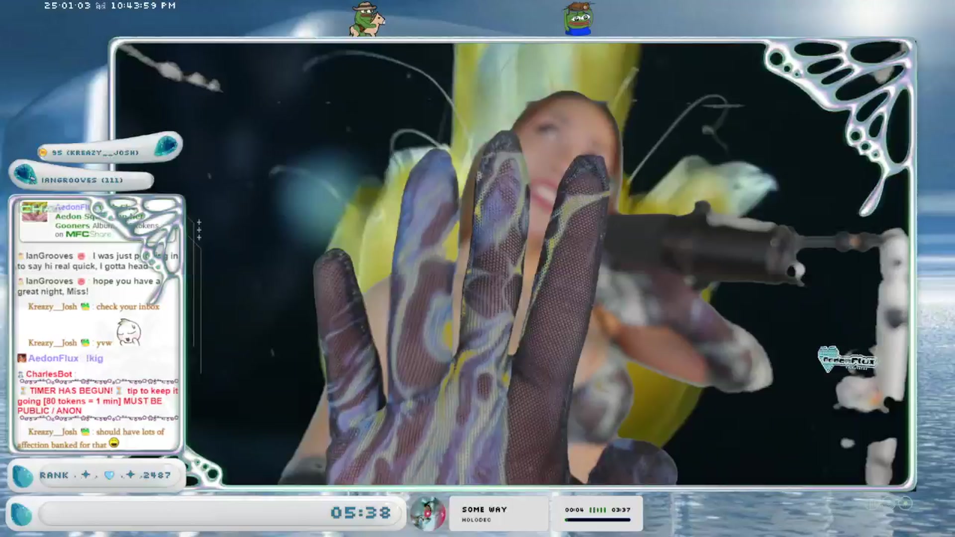 Gallery image thumbnail from AedonFlux's myfreecams stream on, 01/04/2025, 07:42 image 2 of 20