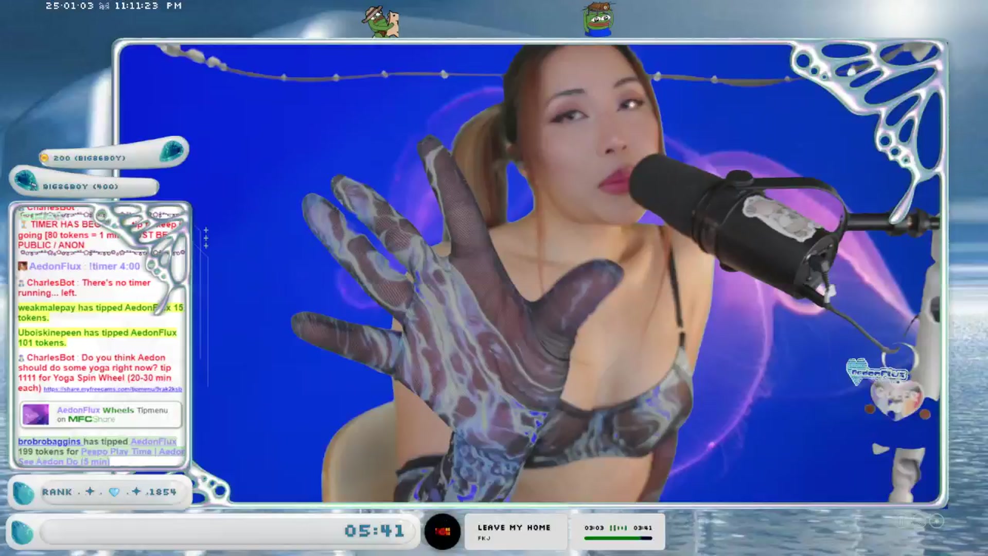 Gallery image thumbnail from AedonFlux's myfreecams stream on, 01/04/2025, 07:42 image 5 of 20
