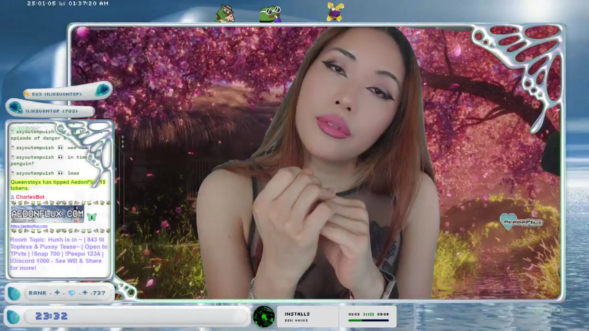 Gallery image thumbnail from AedonFlux's myfreecams stream on, 01/05/2025, 08:07 image 18 of 20