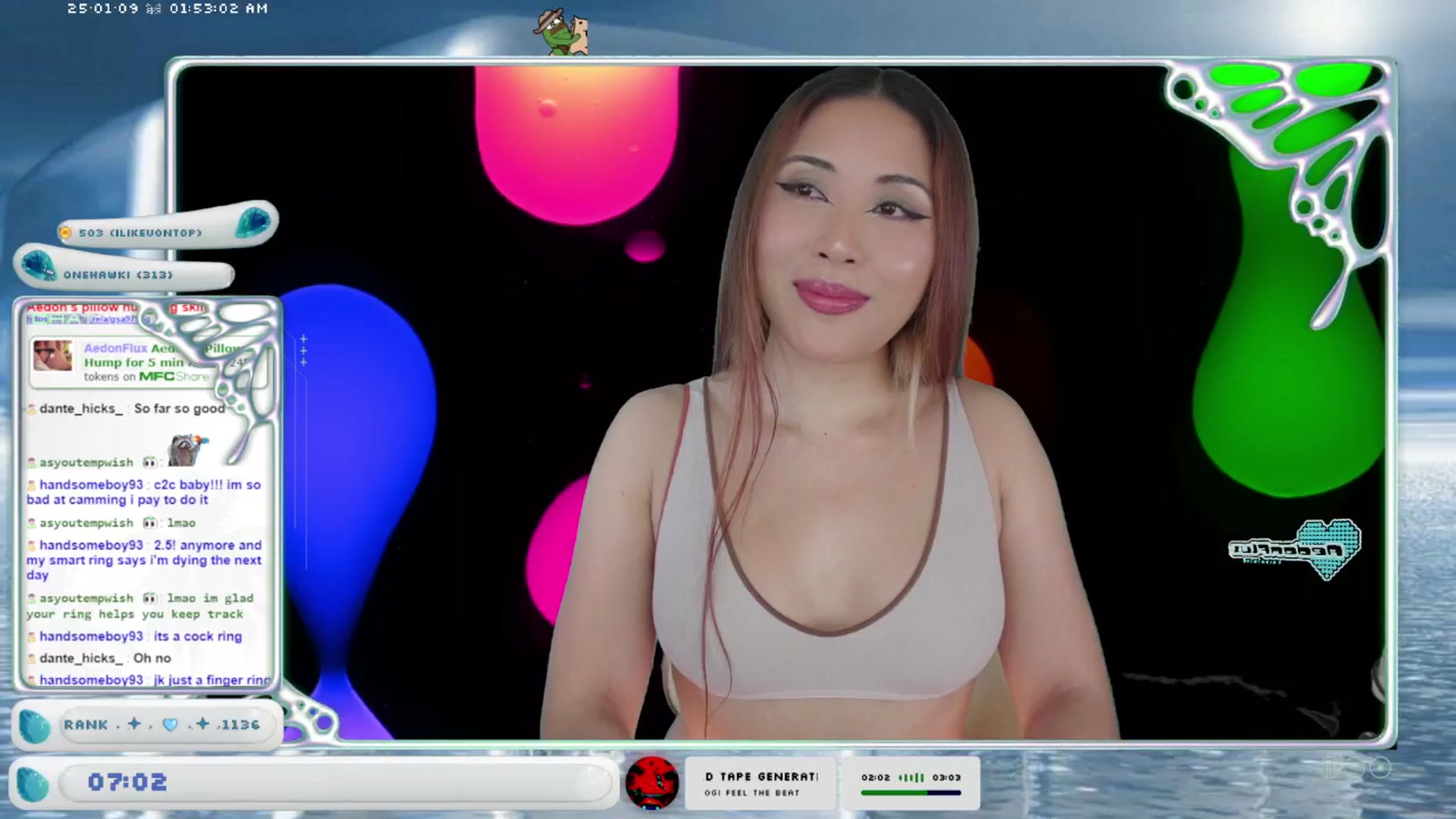 Gallery image thumbnail from AedonFlux's myfreecams stream on, 01/09/2025, 08:01 image 18 of 20