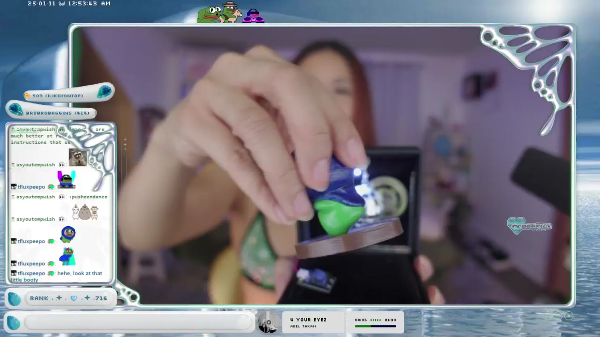 Gallery image thumbnail from AedonFlux's myfreecams stream on, 01/11/2025, 08:23 image 6 of 20