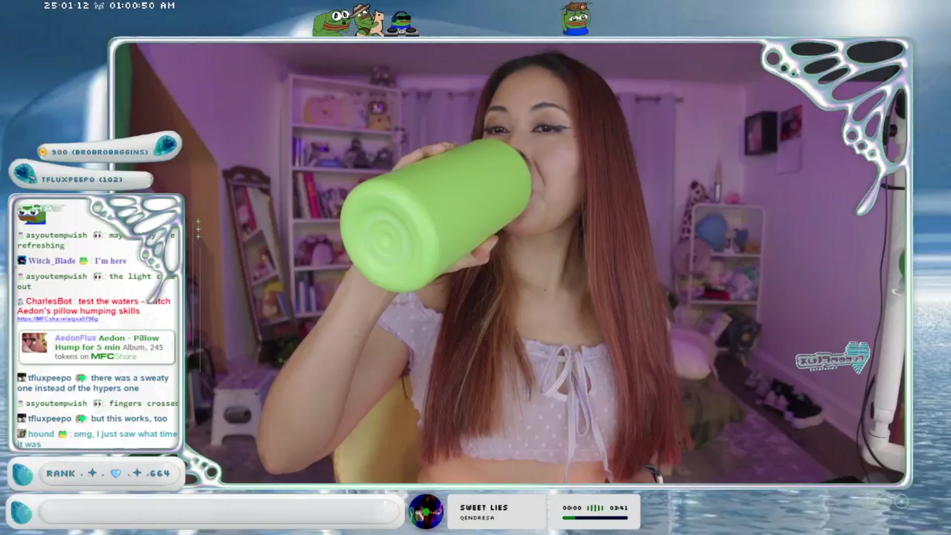 Gallery image thumbnail from AedonFlux's myfreecams stream on, 01/12/2025, 08:04 image 6 of 20
