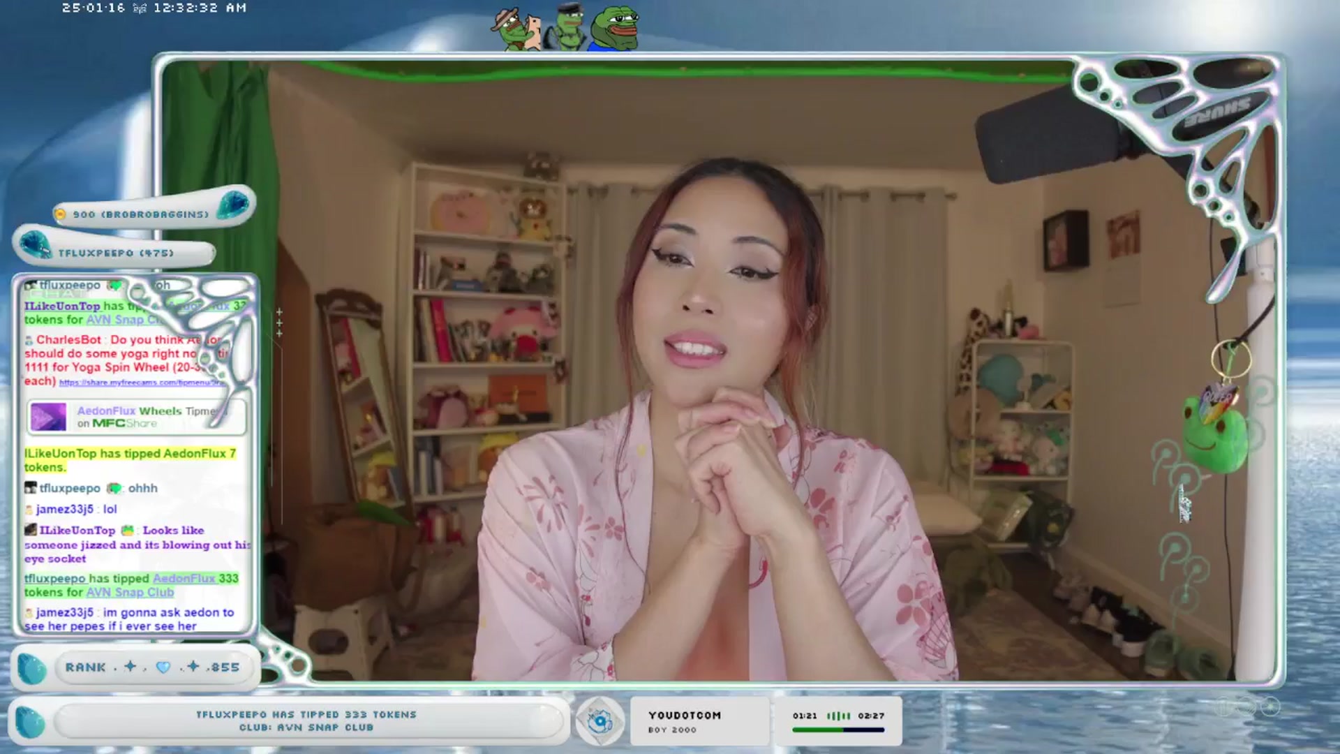 Gallery image thumbnail from AedonFlux's myfreecams stream on, 01/16/2025, 08:12 image 7 of 20
