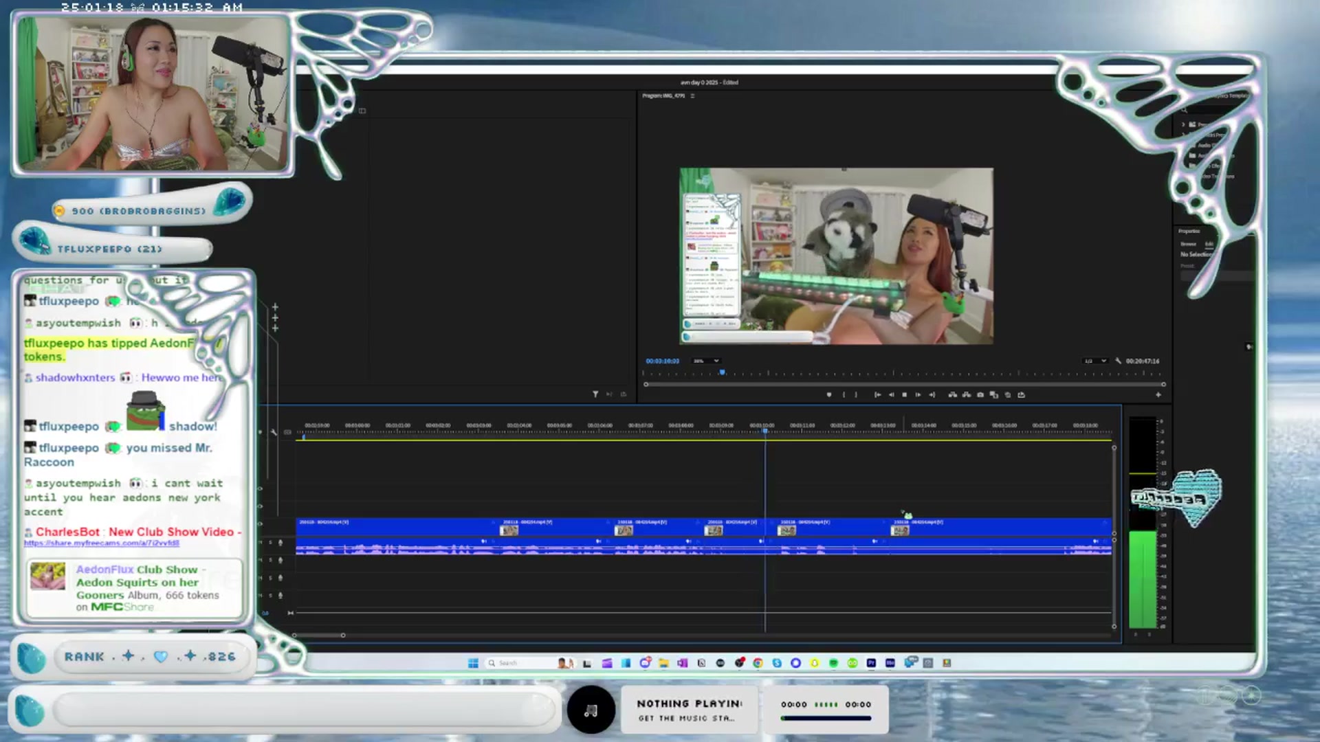 Gallery image thumbnail from AedonFlux's myfreecams stream on, 01/18/2025, 08:17 image 8 of 20