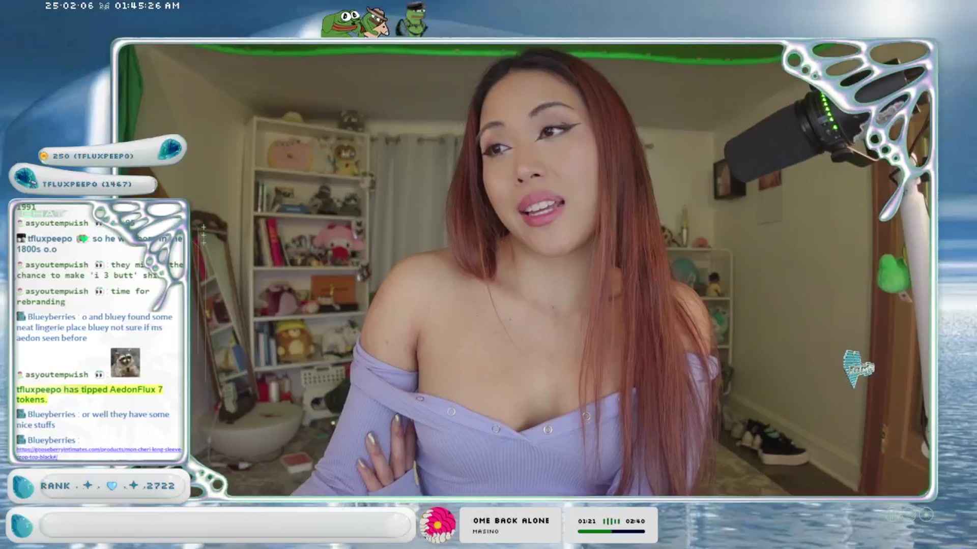 Gallery image thumbnail from AedonFlux's myfreecams stream on, 02/06/2025, 07:52 image 20 of 20
