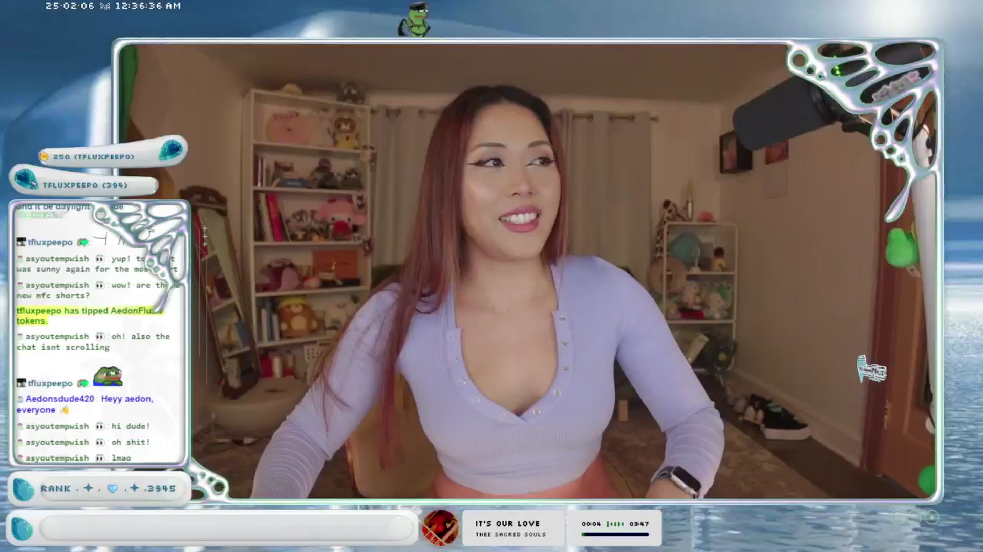 Gallery image thumbnail from AedonFlux's myfreecams stream on, 02/06/2025, 07:52 image 3 of 20
