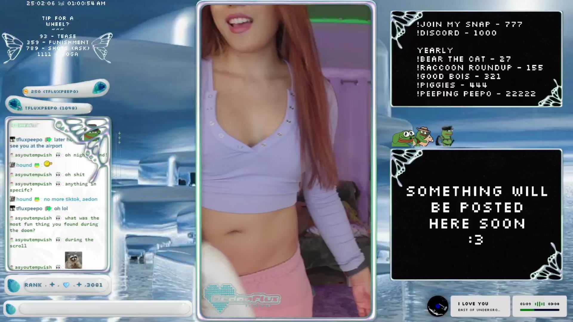 Gallery image thumbnail from AedonFlux's myfreecams stream on, 02/06/2025, 07:52 image 9 of 20