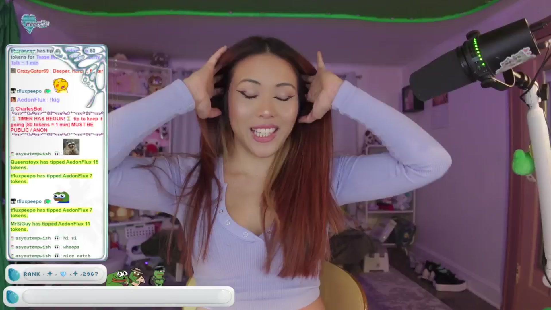 Gallery image thumbnail from AedonFlux's myfreecams stream on, 02/06/2025, 07:52 image 13 of 20