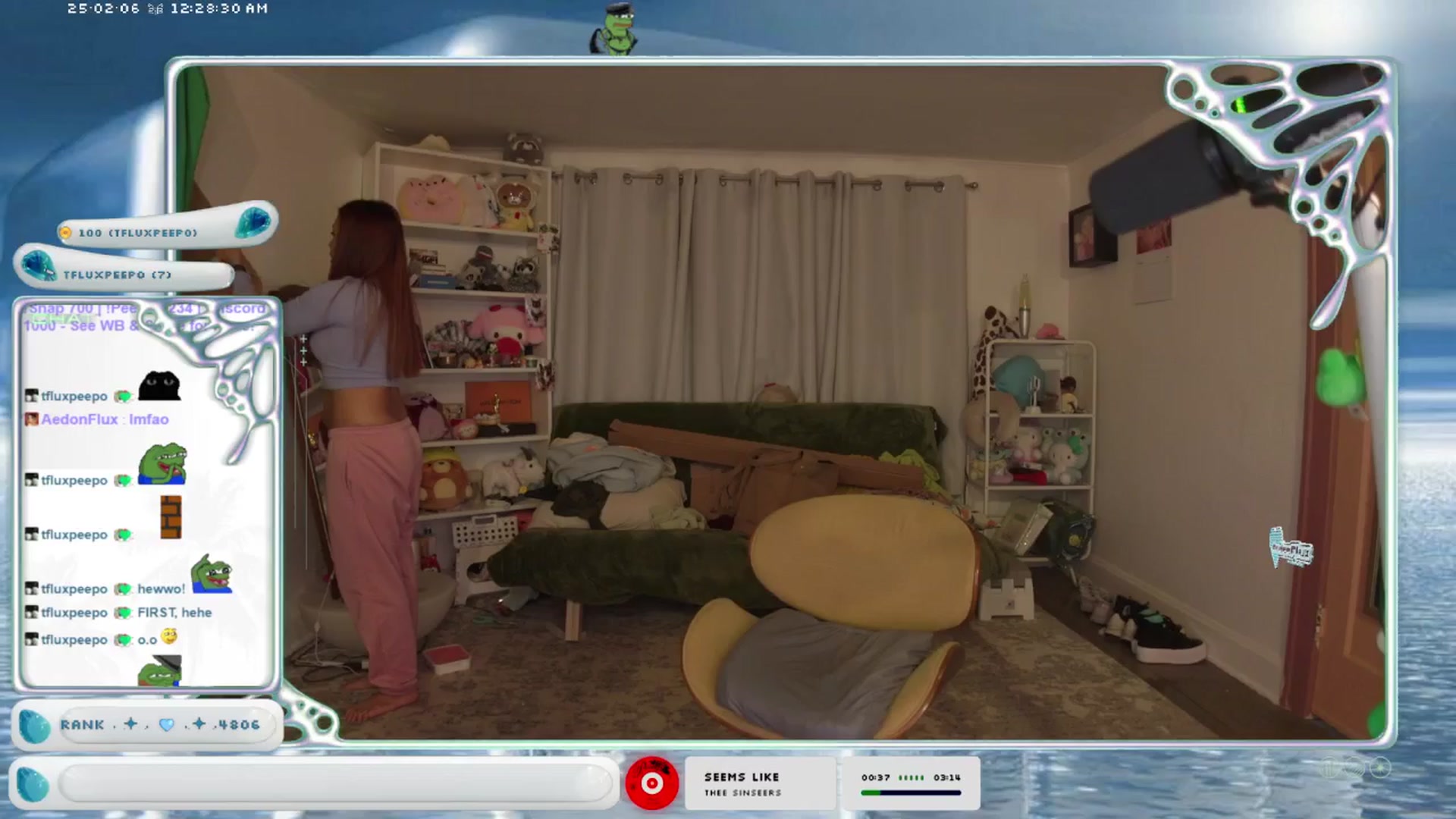 Gallery image thumbnail from AedonFlux's myfreecams stream on, 02/06/2025, 07:52 image 1 of 20