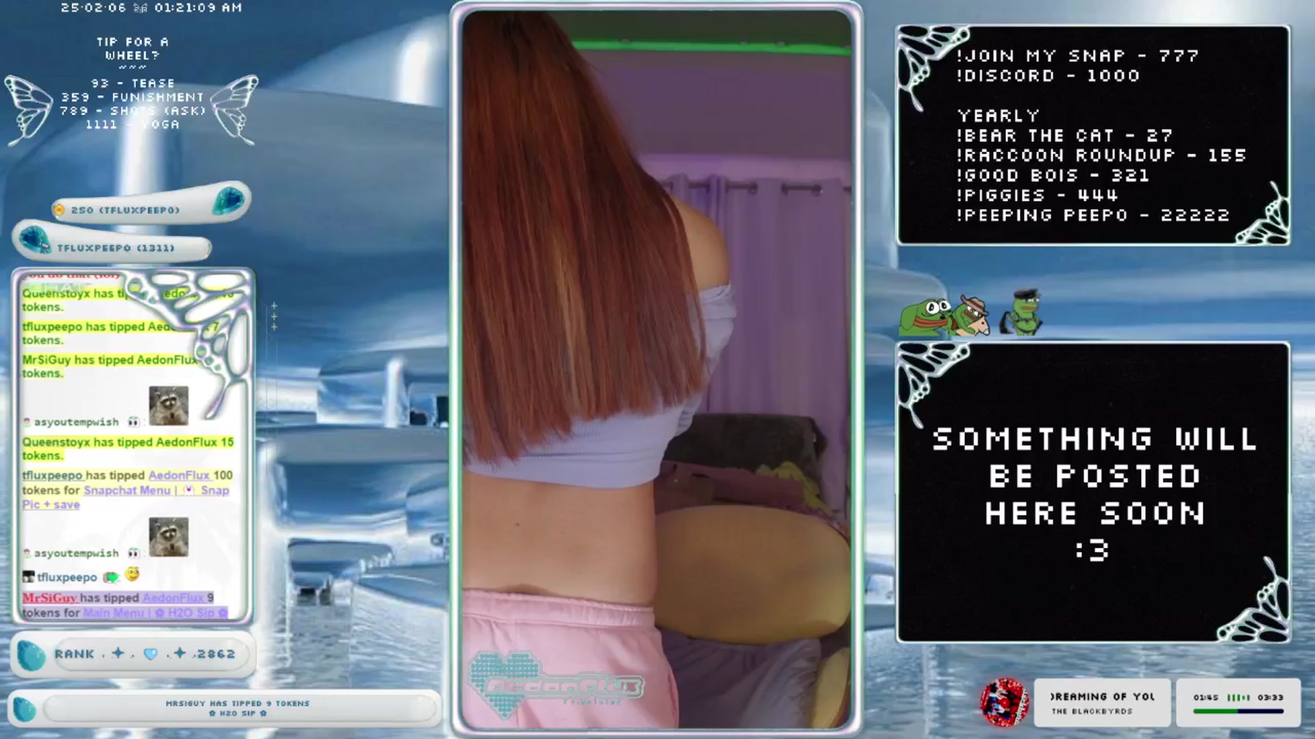 Gallery image thumbnail from AedonFlux's myfreecams stream on, 02/06/2025, 07:52 image 14 of 20