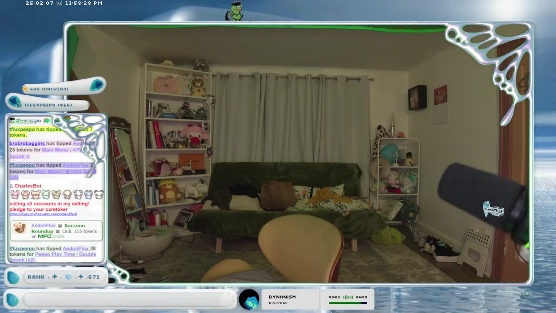 Gallery image thumbnail from AedonFlux's myfreecams stream on, 02/08/2025, 07:49 image 1 of 20