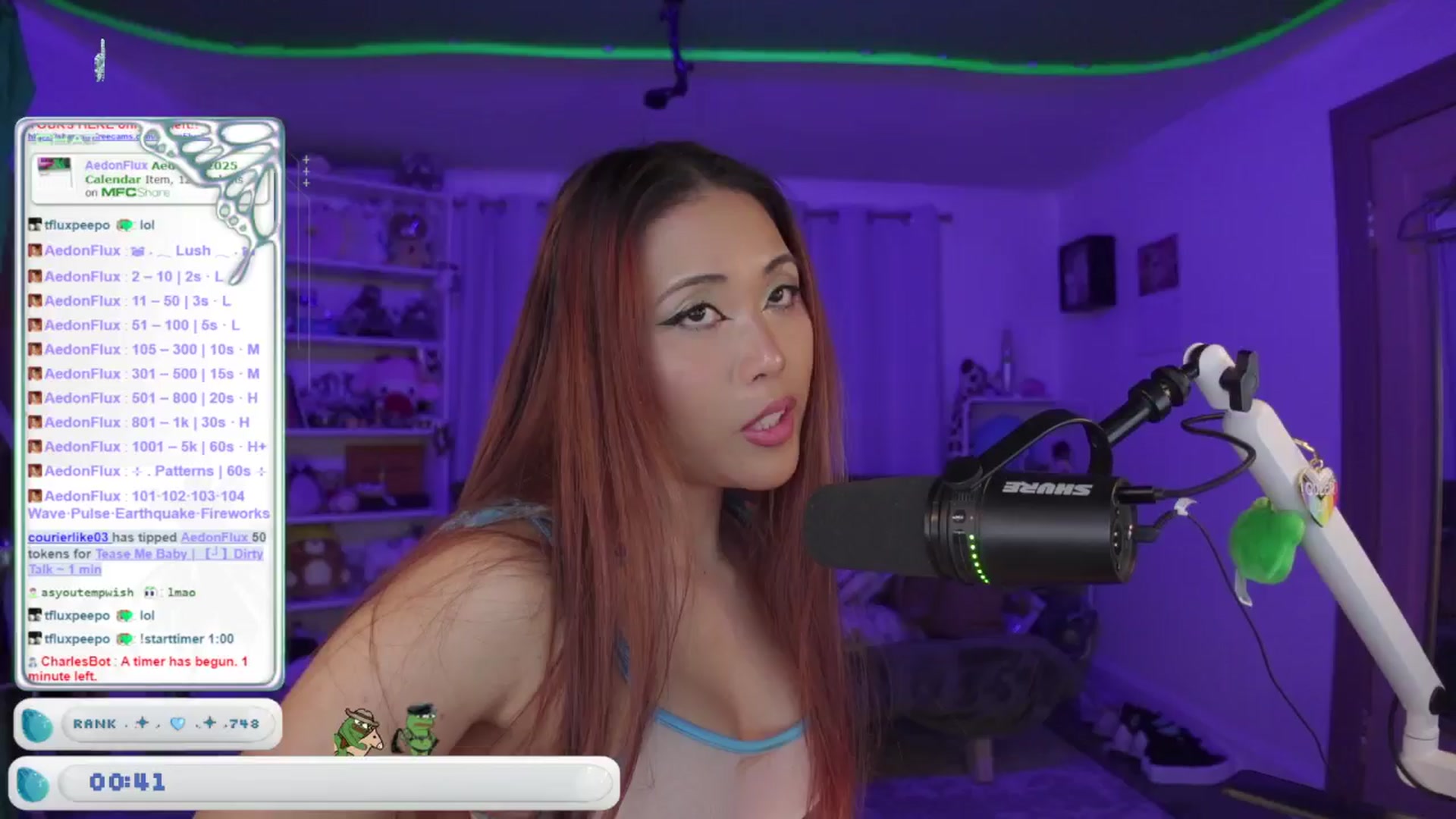 Gallery image thumbnail from AedonFlux's myfreecams stream on, 02/13/2025, 08:29 image 17 of 20